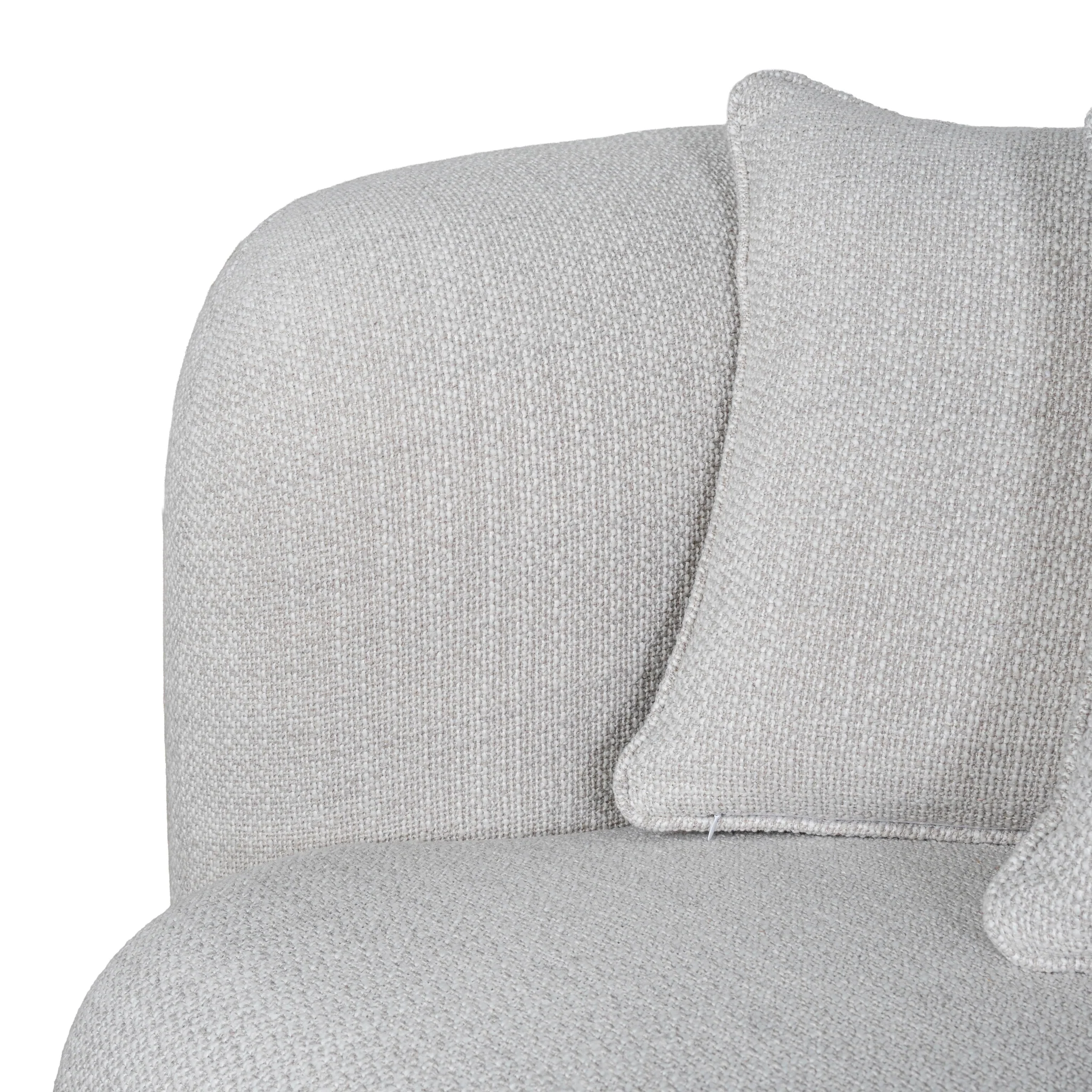 CLC10008-OLS 3 Seater Sofa - Beige Linen - Image 8