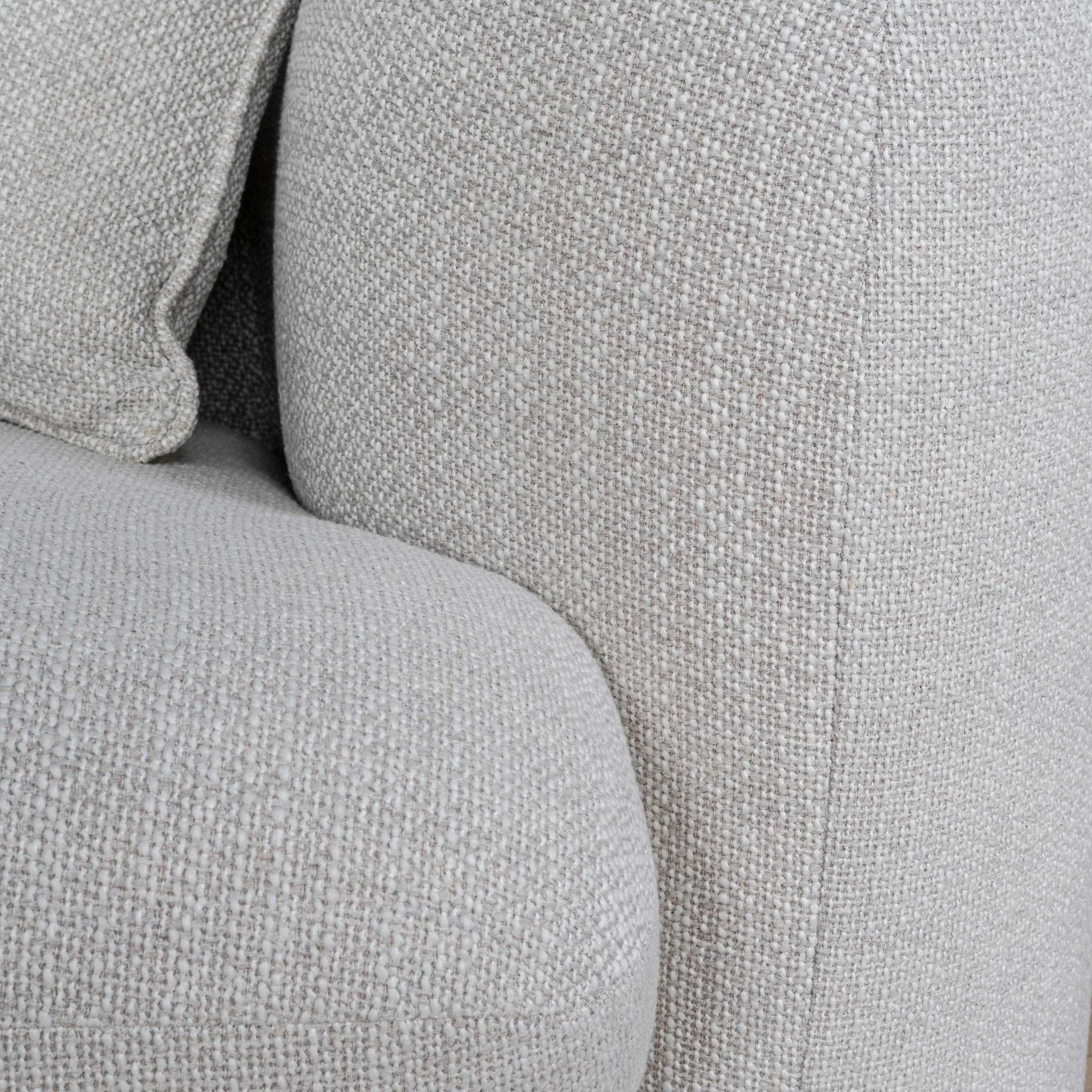 CLC10008-OLS 3 Seater Sofa - Beige Linen - Image 9