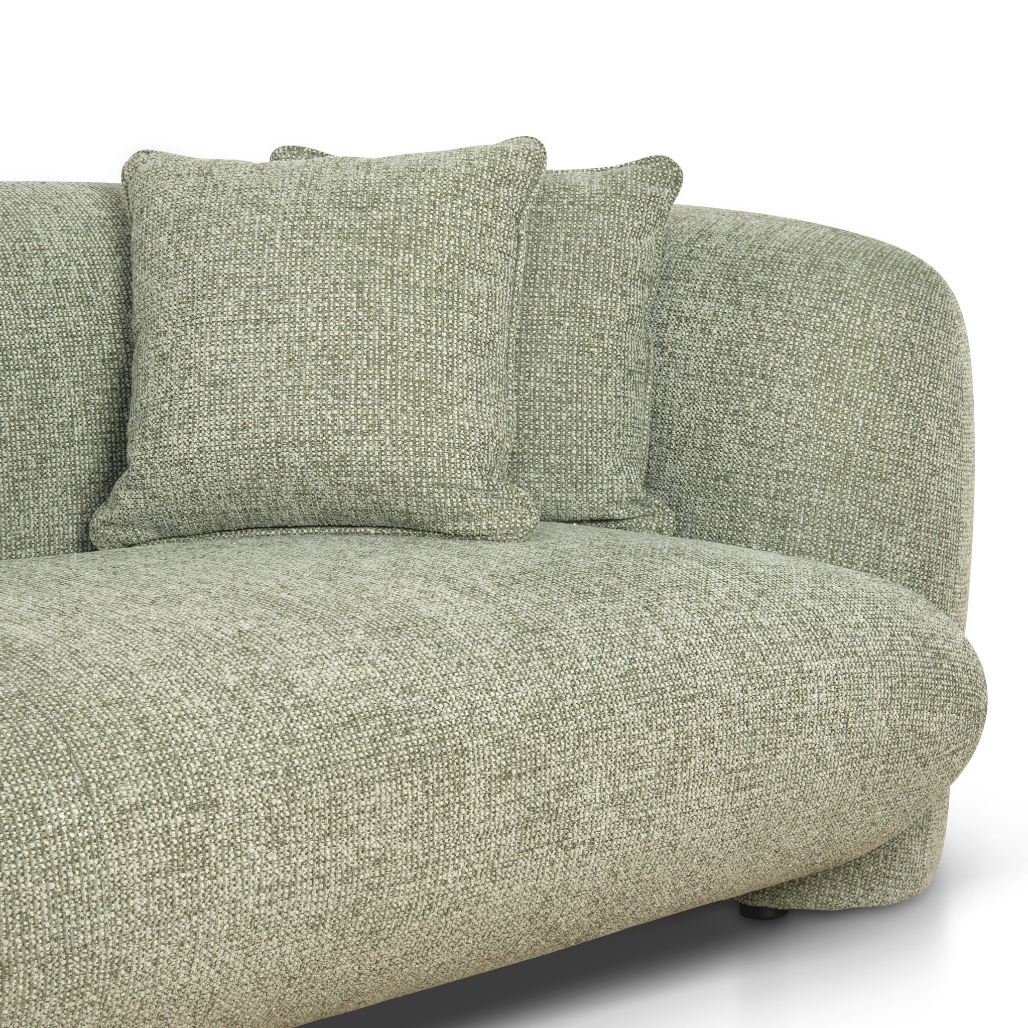 CLC10009-OLS 3 Seater Sofa - Coral Light Green - Image 12