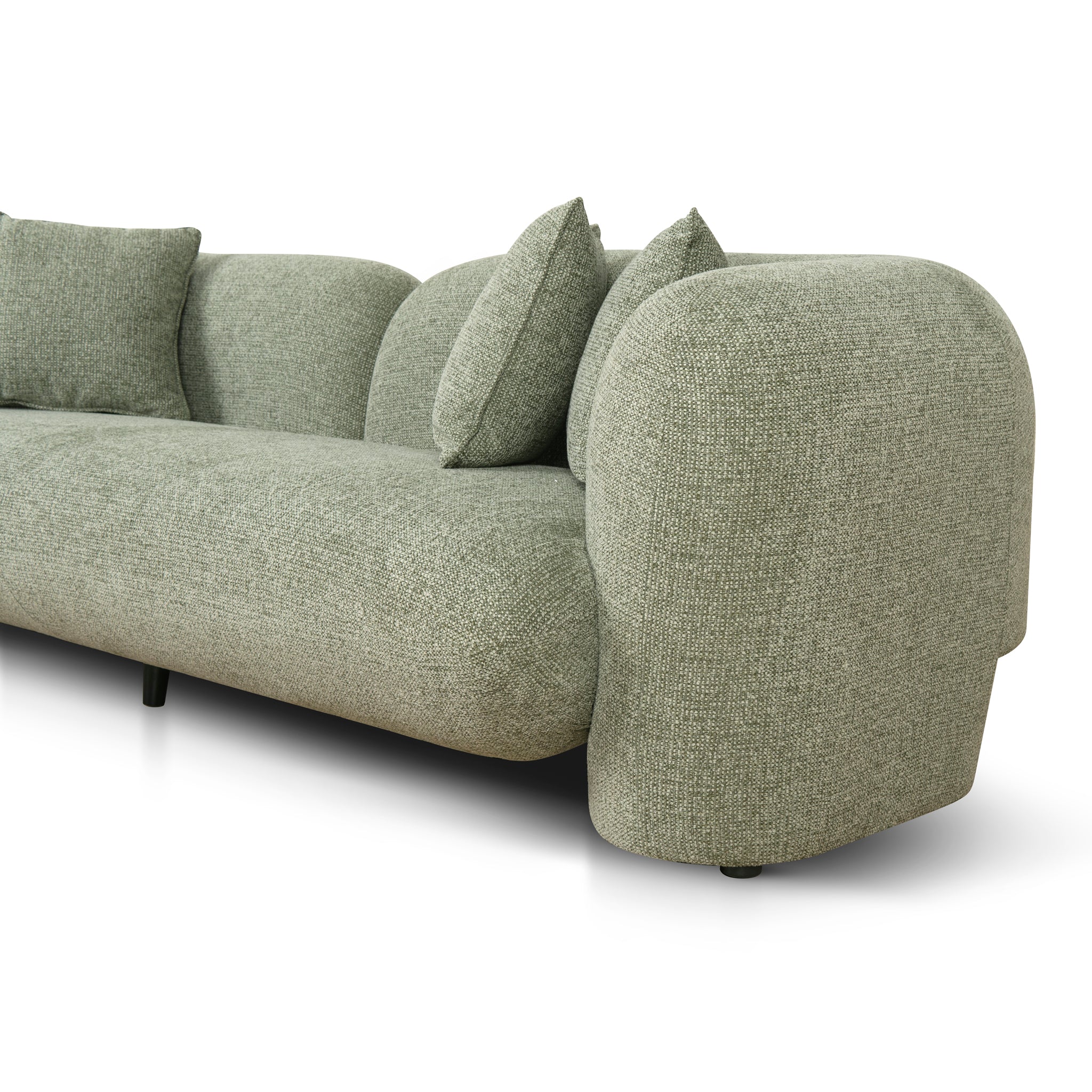 CLC10009-OLS 3 Seater Sofa - Coral Light Green - Image 14