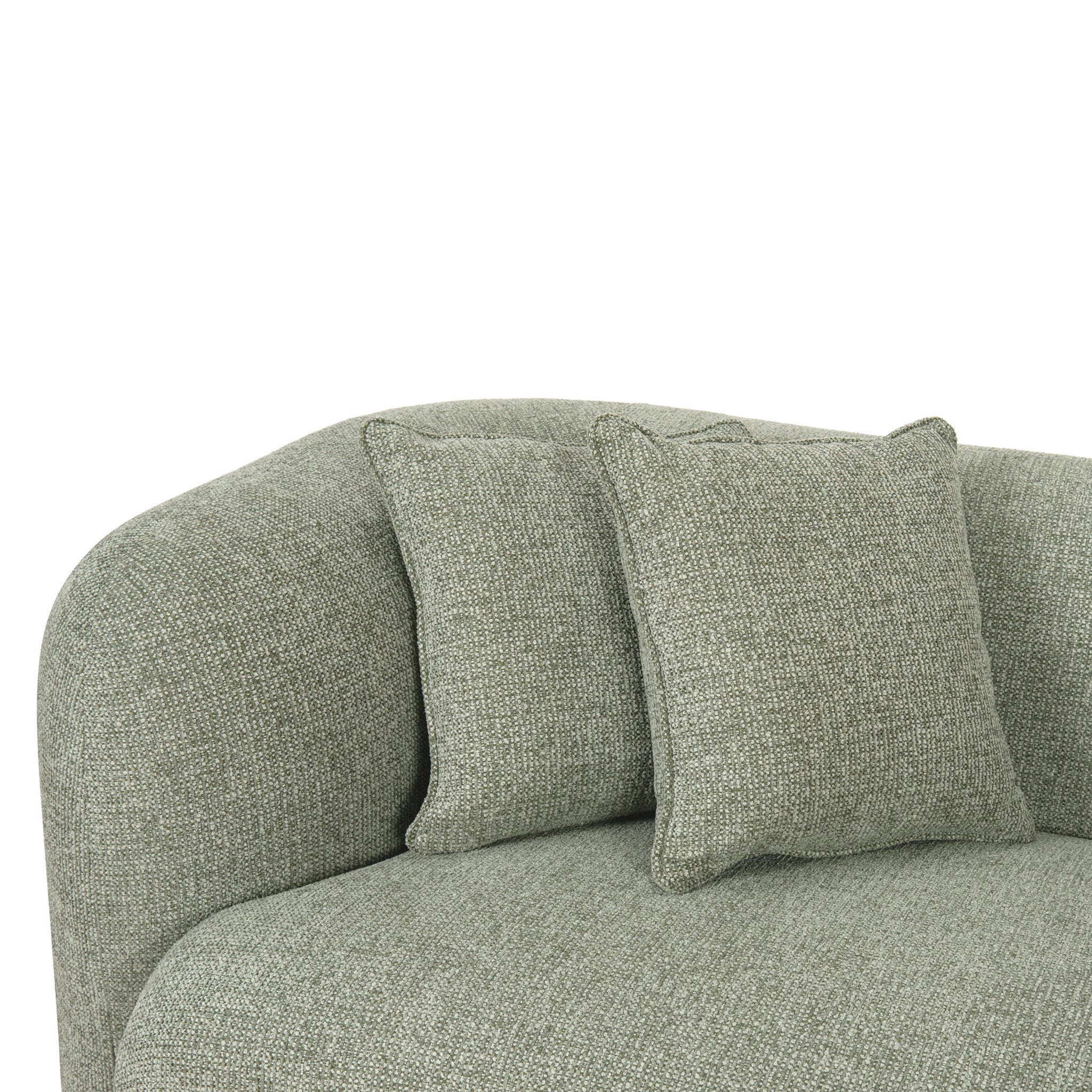 CLC10009-OLS 3 Seater Sofa - Coral Light Green - Image 9