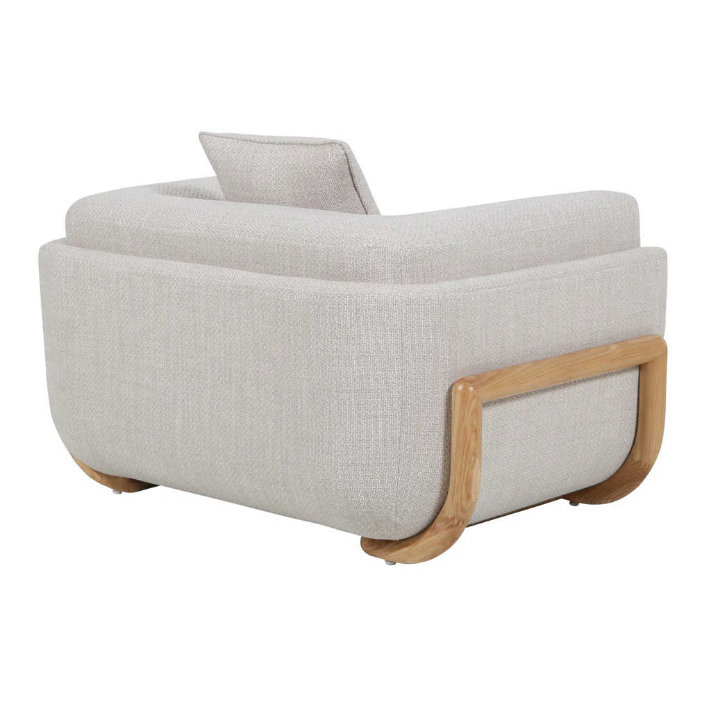 CLC10010-OLS Armchair - Beige Linen - Image 5