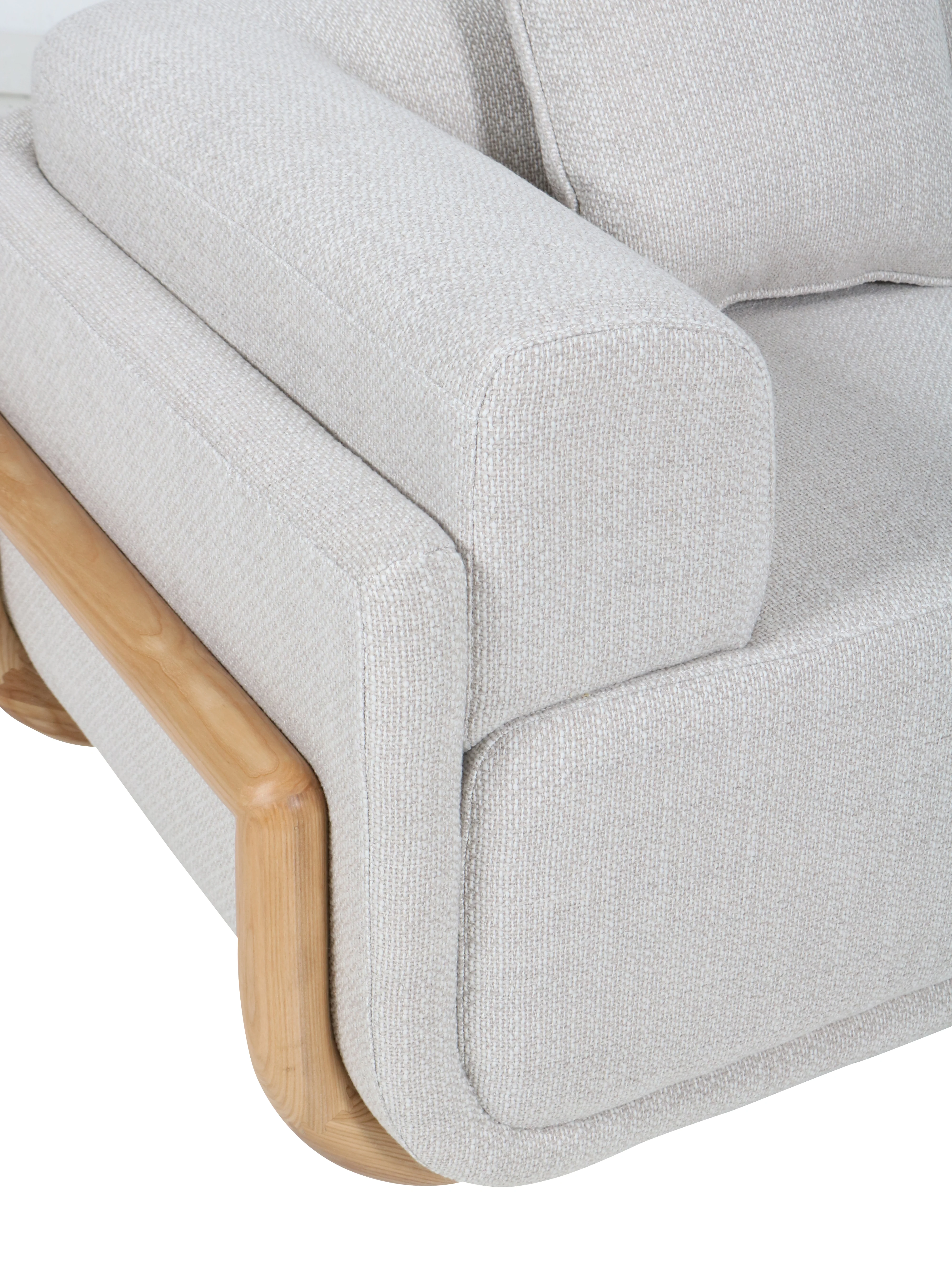 CLC10010-OLS Armchair - Beige Linen - Image 8