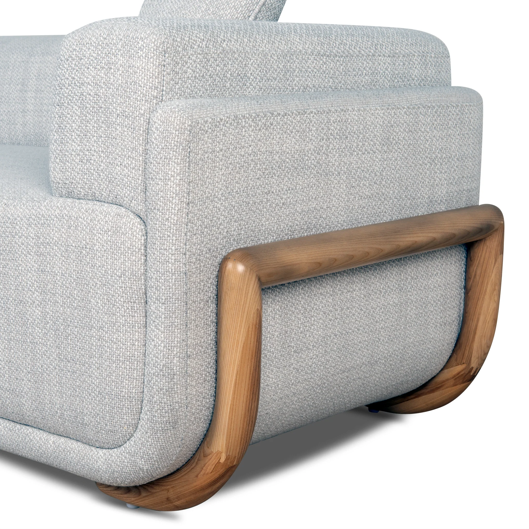 CLC10011-OLS 3 Seater Sofa - Beige Linen - Image 10
