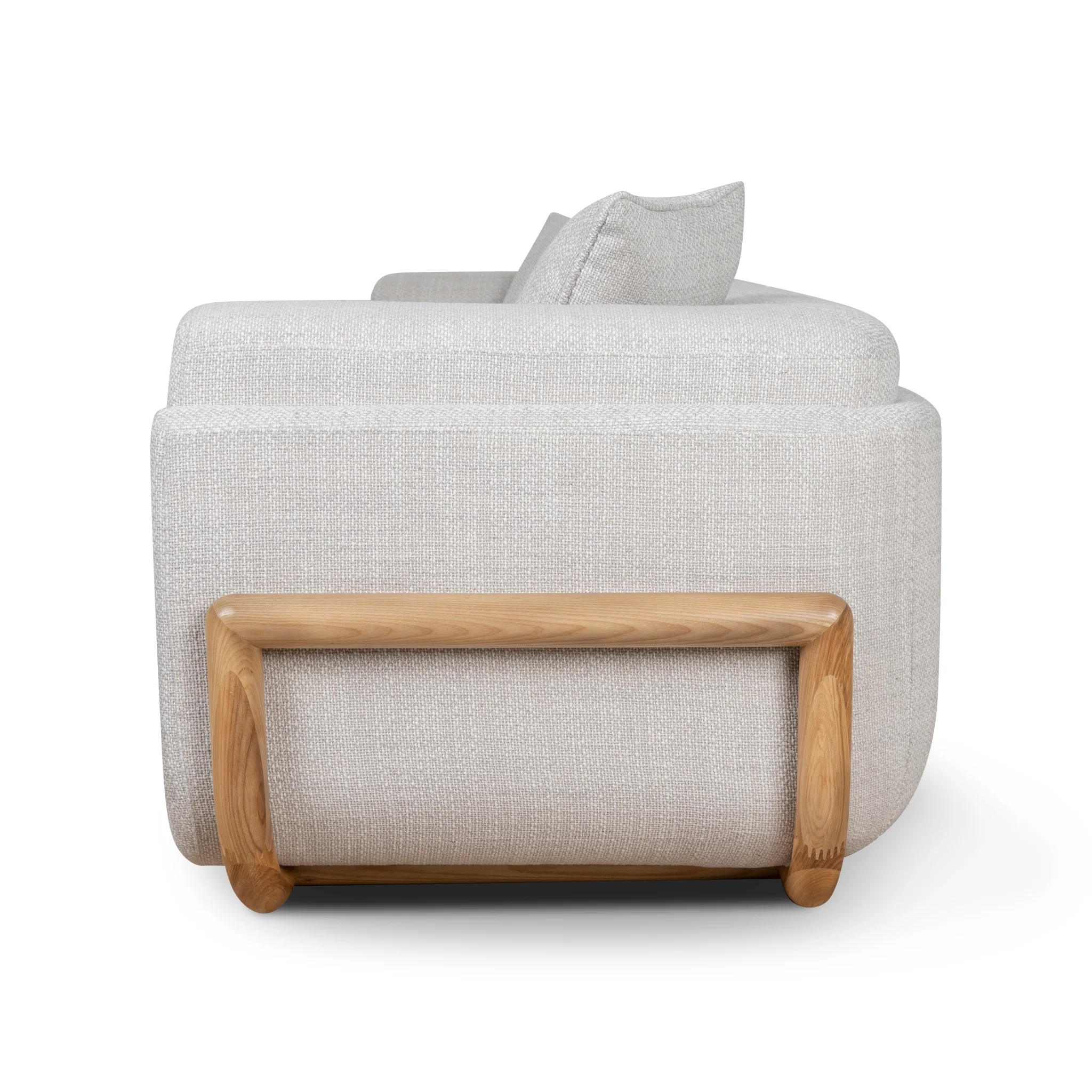 CLC10011-OLS 3 Seater Sofa - Beige Linen - Image 5