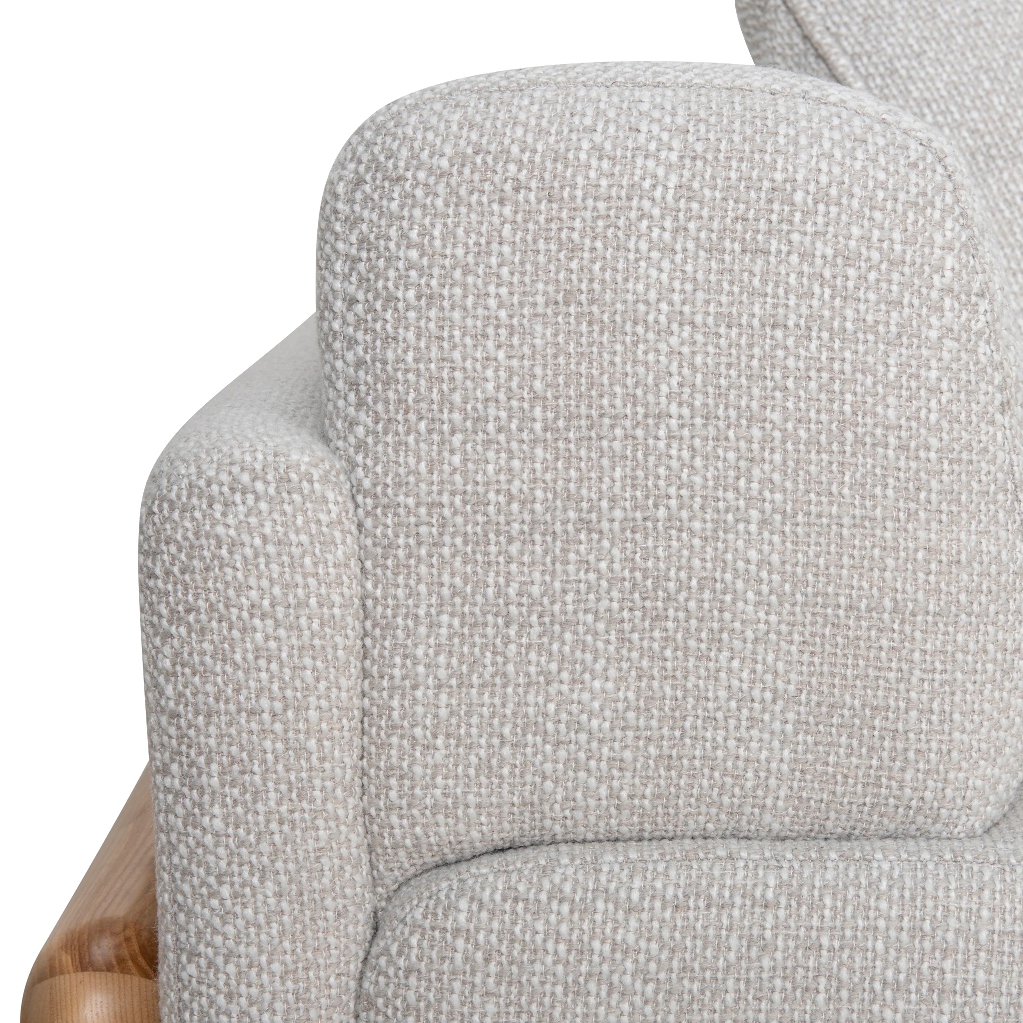 CLC10011-OLS 3 Seater Sofa - Beige Linen - Image 8