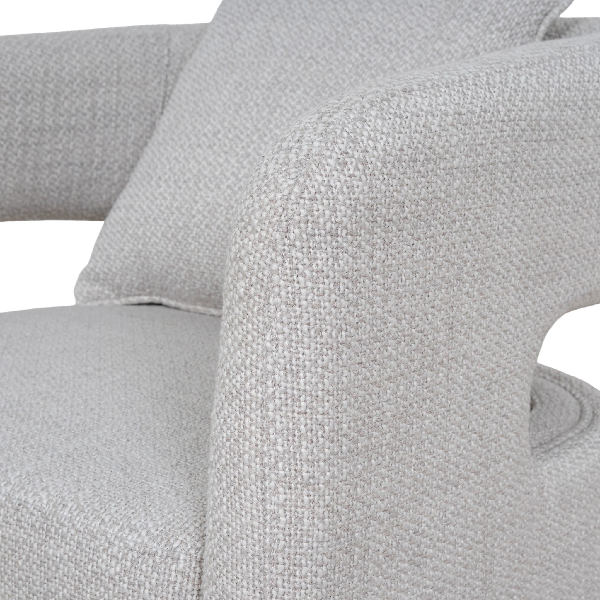 CLC10012-OLS Armchair - Beige Linen - Image 7