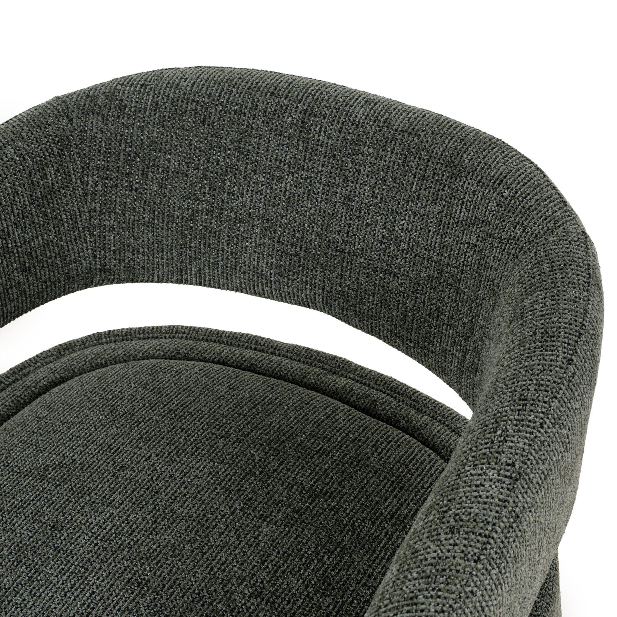 CLC10013-OLS Armchair - Coral Dark Green - Image 12