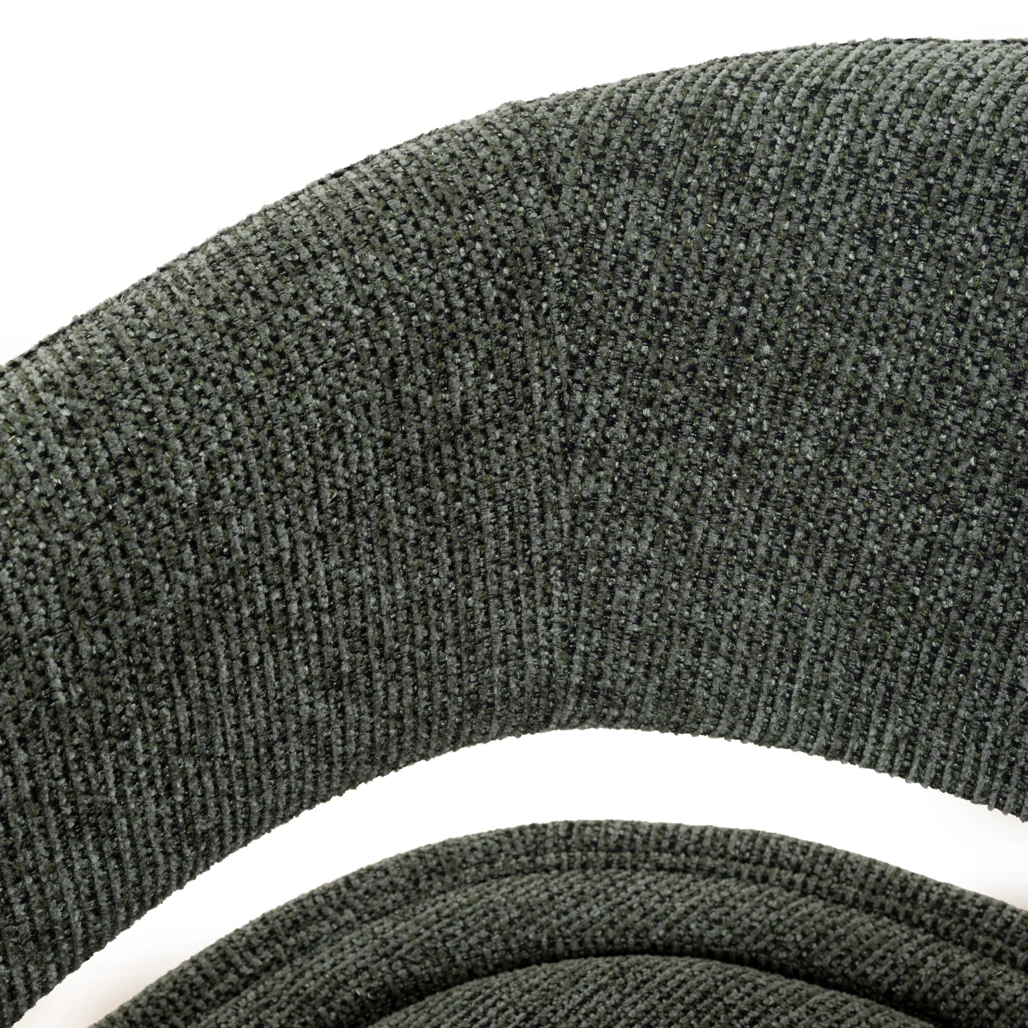 CLC10013-OLS Armchair - Coral Dark Green - Image 13