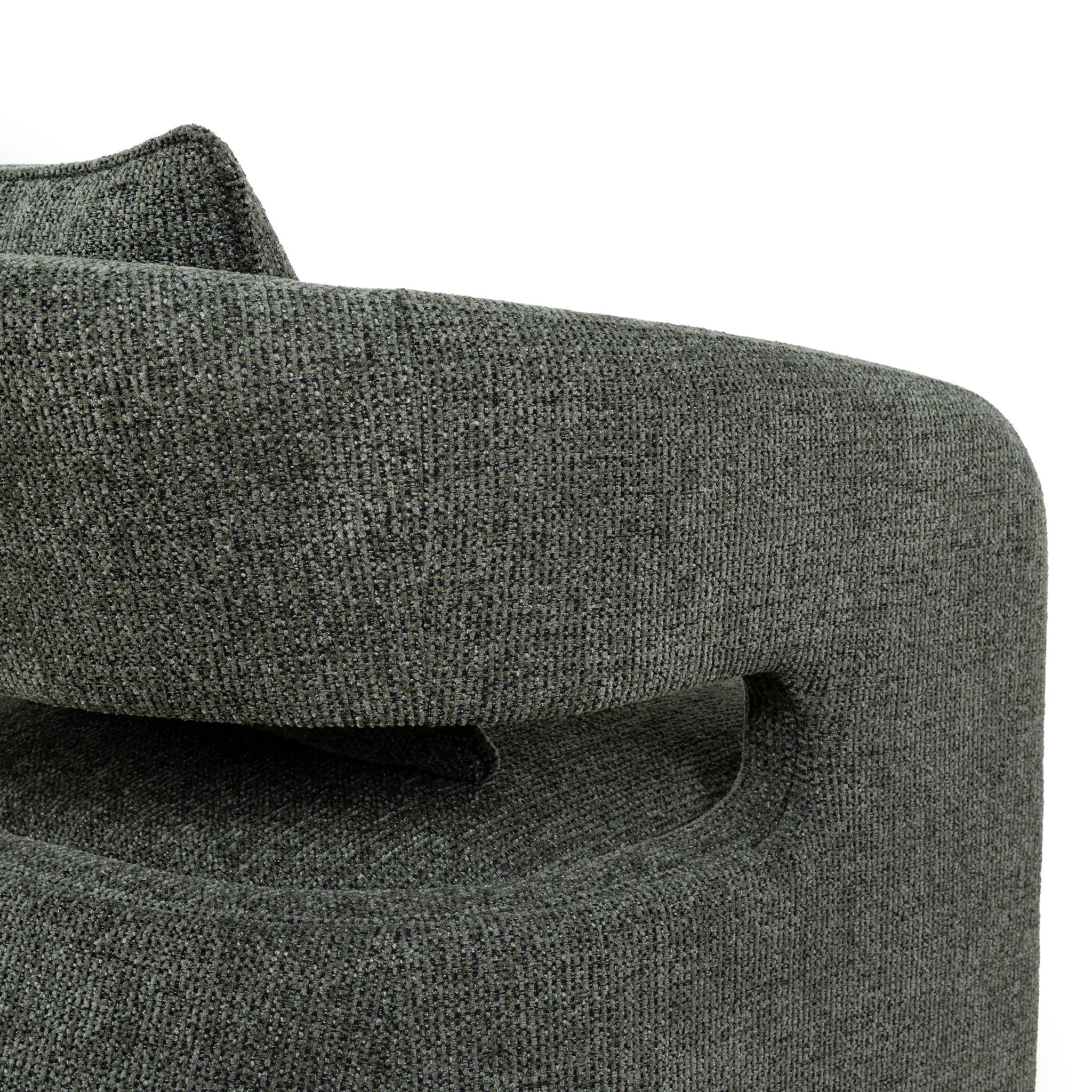 CLC10013-OLS Armchair - Coral Dark Green - Image 16