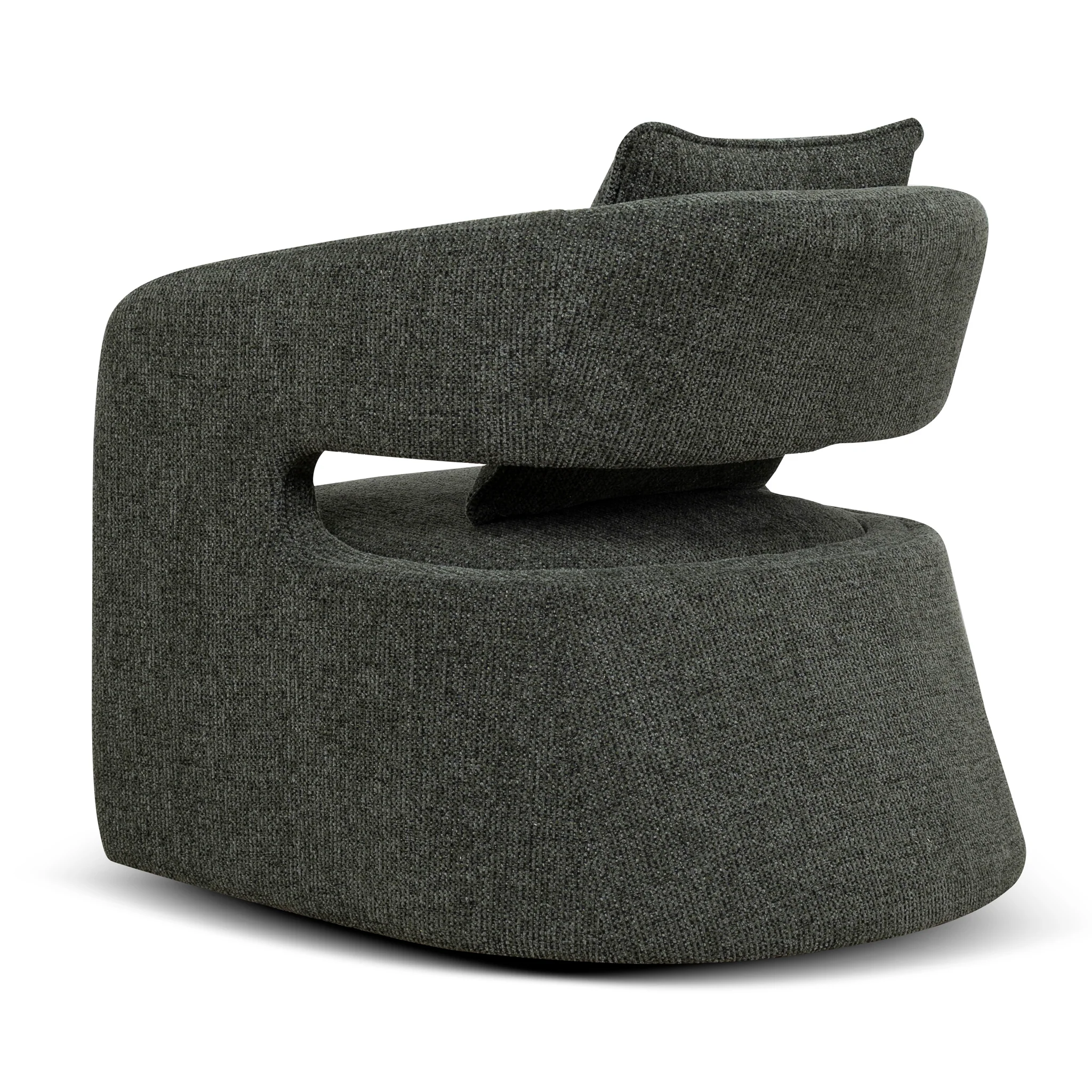 CLC10013-OLS Armchair - Coral Dark Green - Image 5