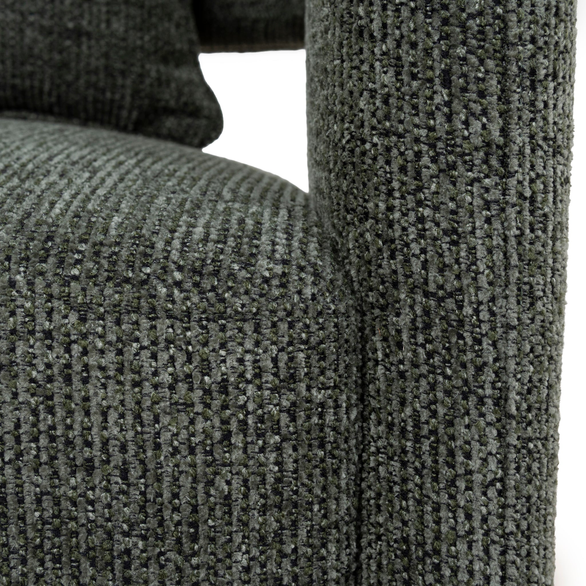 CLC10013-OLS Armchair - Coral Dark Green - Image 8
