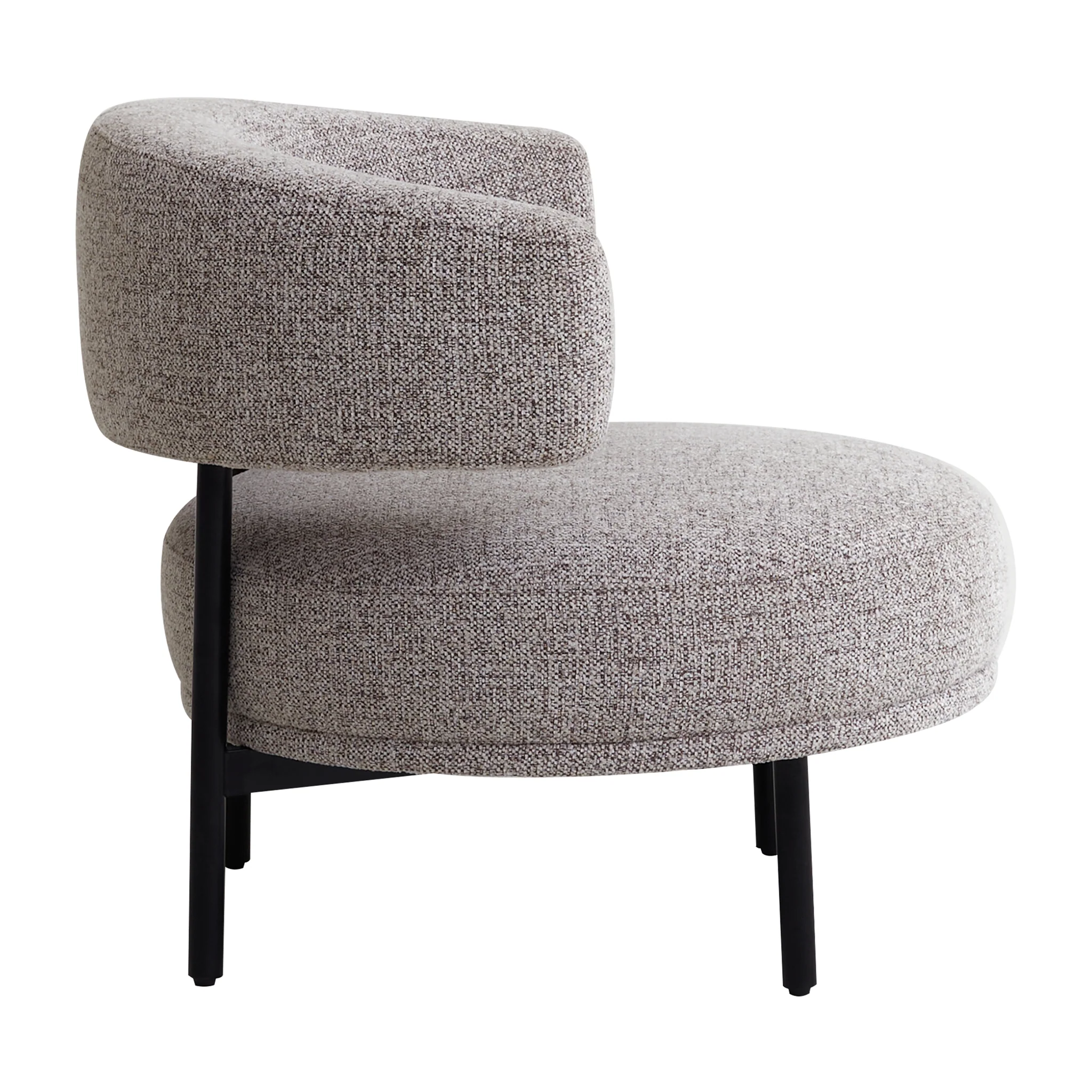 CLC10023-IG Fabric Armchair - Mountain Grey - Image 3