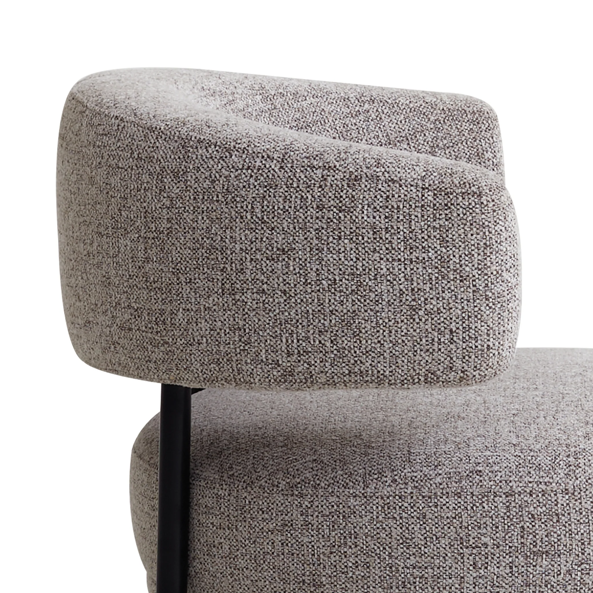 CLC10023-IG Fabric Armchair - Mountain Grey - Image 4