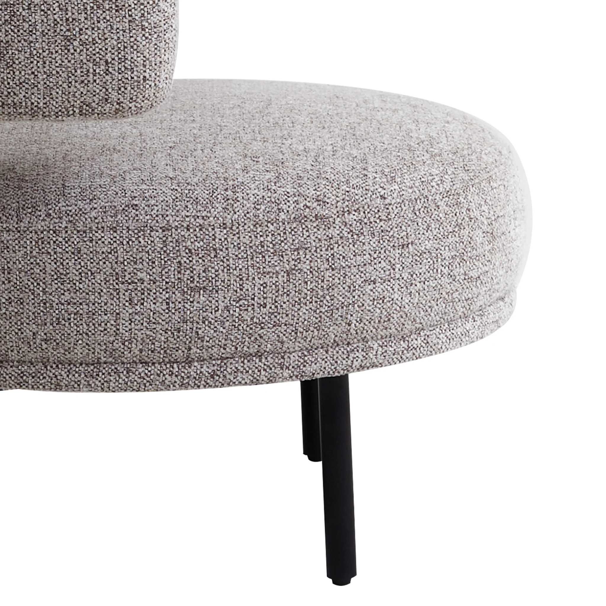 CLC10023-IG Fabric Armchair - Mountain Grey - Image 5