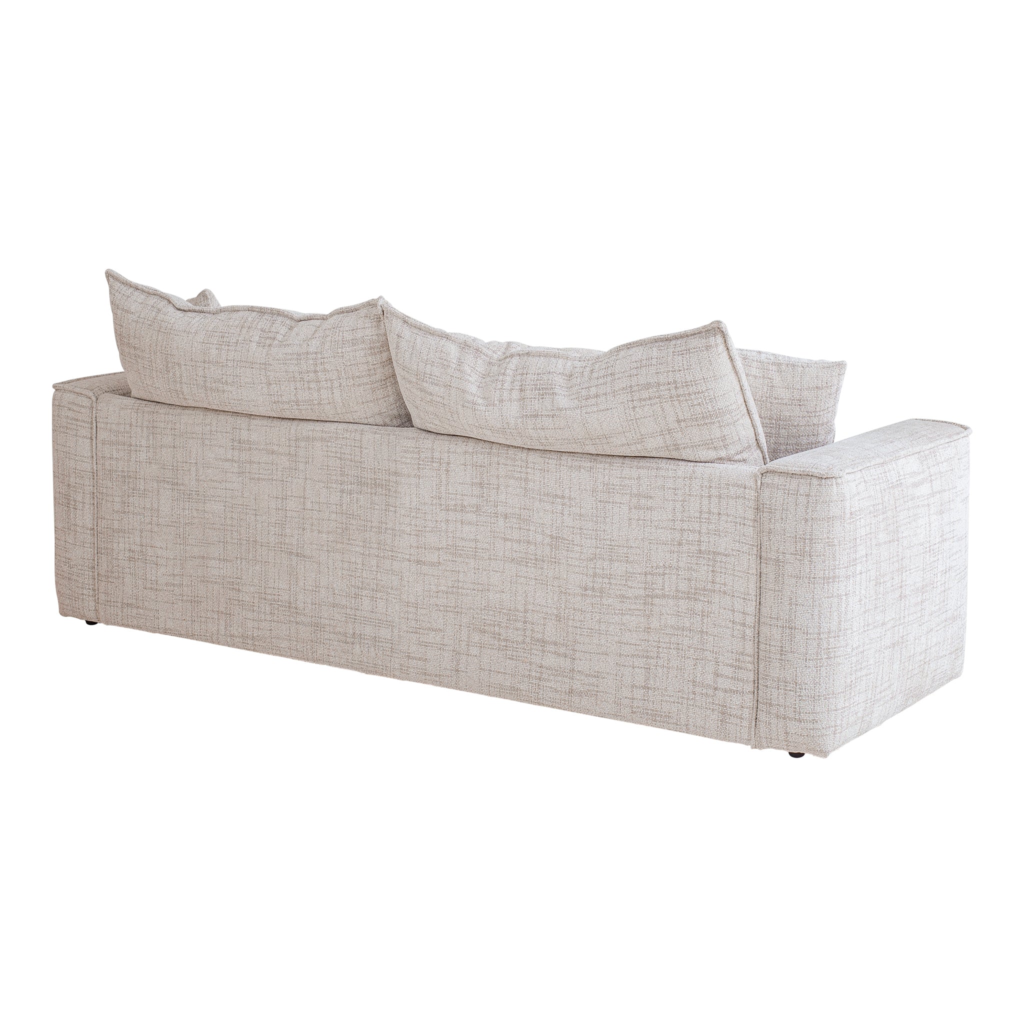 CLC10025-IG 2 Seater Fabric Sofa - Cream - Image 4