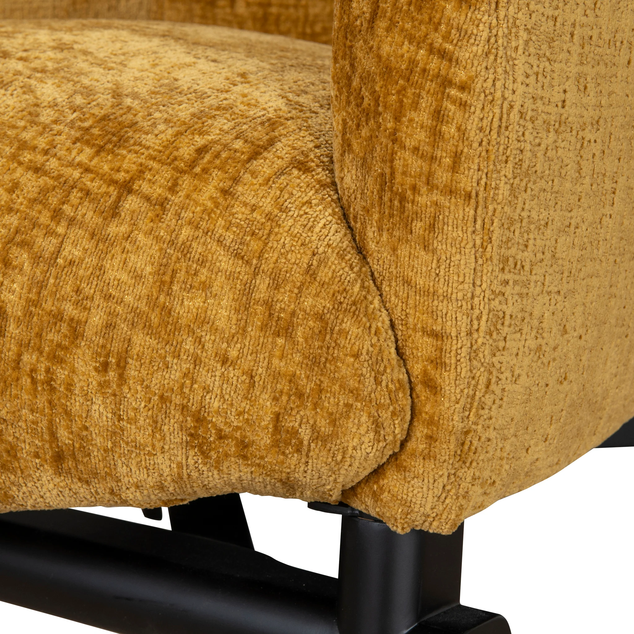 CLC10076-KJ Fabric Armchair - Ochre - Image 10