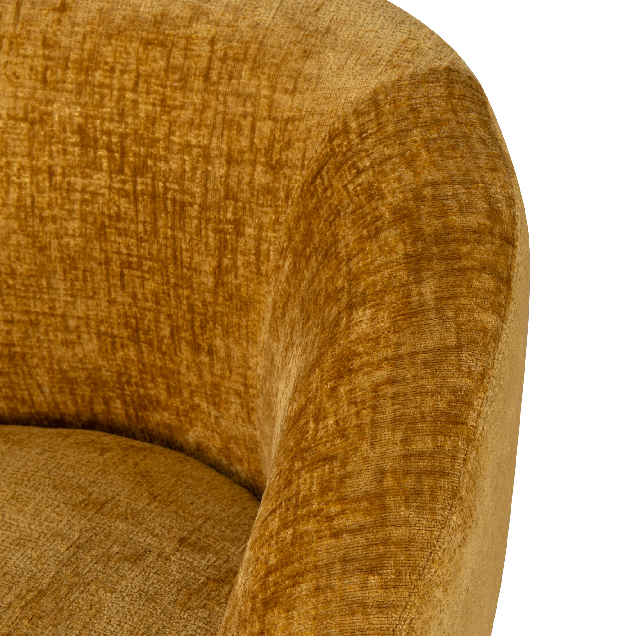 CLC10076-KJ Fabric Armchair - Ochre - Image 13