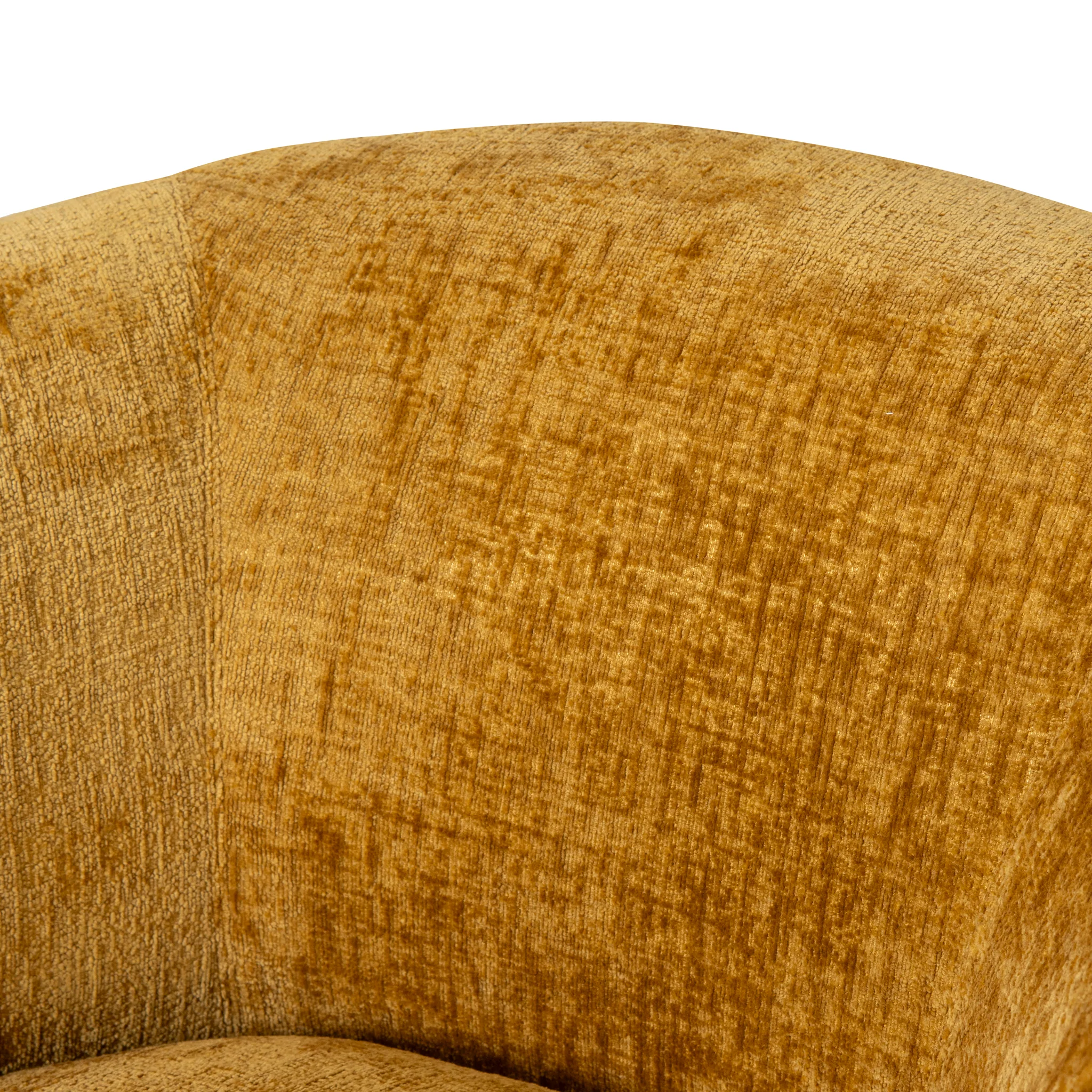 CLC10076-KJ Fabric Armchair - Ochre - Image 16