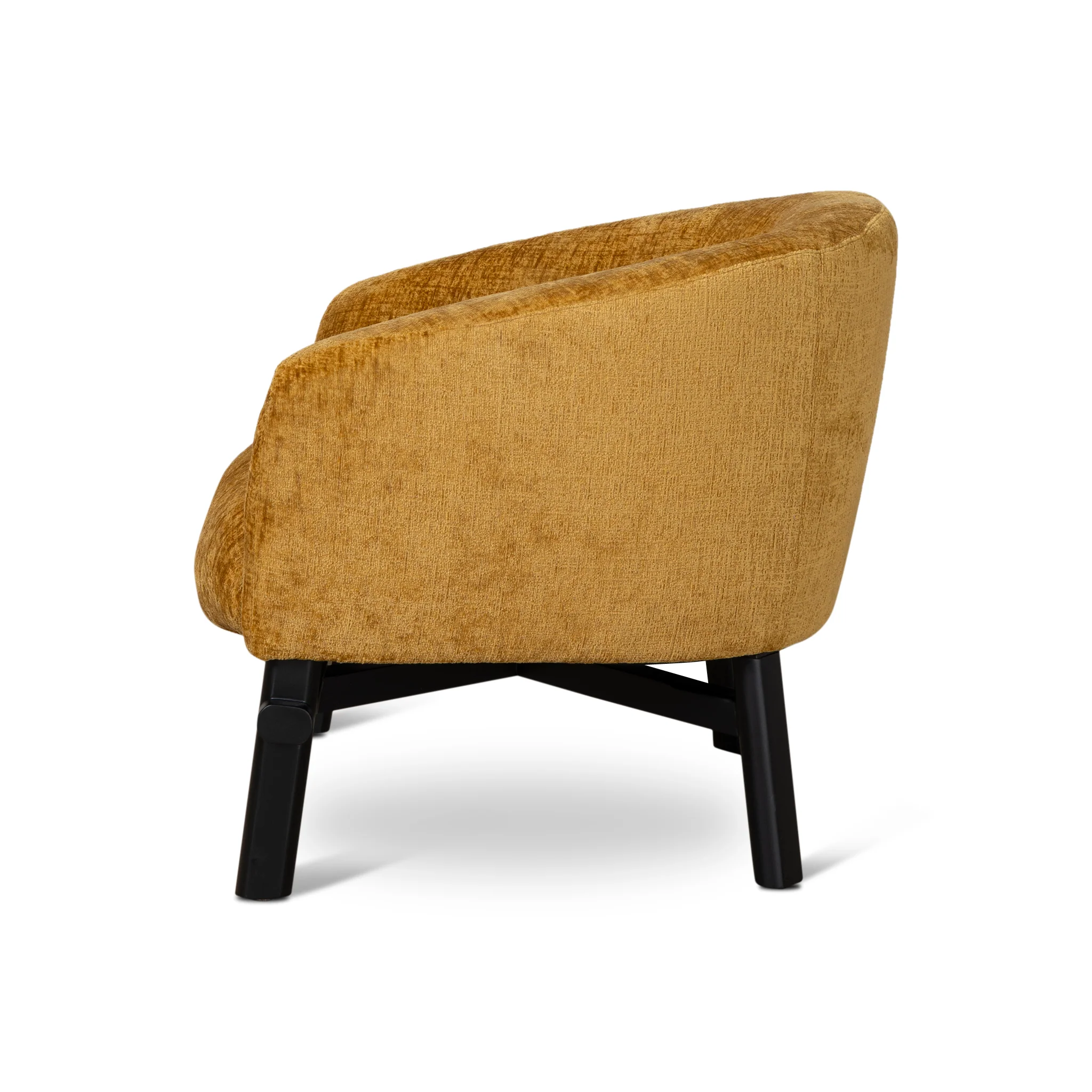 CLC10076-KJ Fabric Armchair - Ochre - Image 3