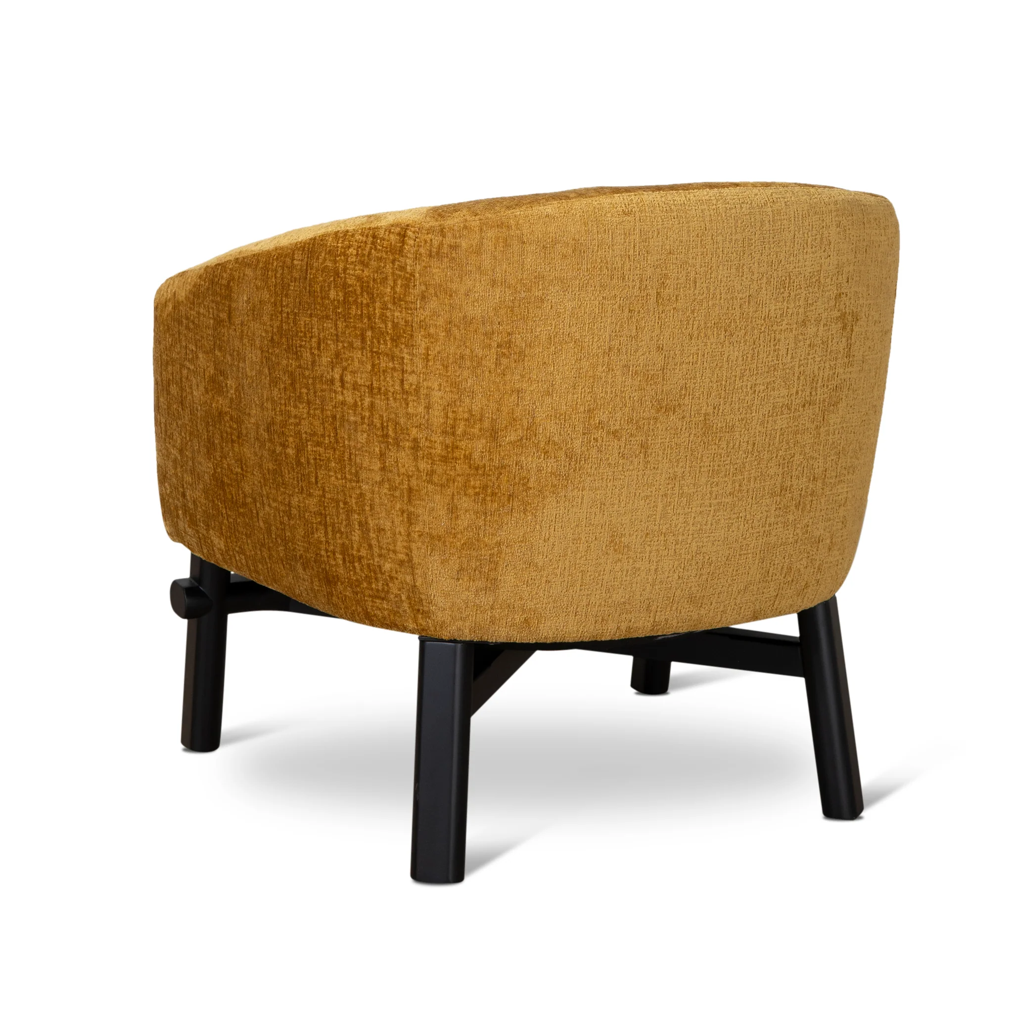 CLC10076-KJ Fabric Armchair - Ochre - Image 4