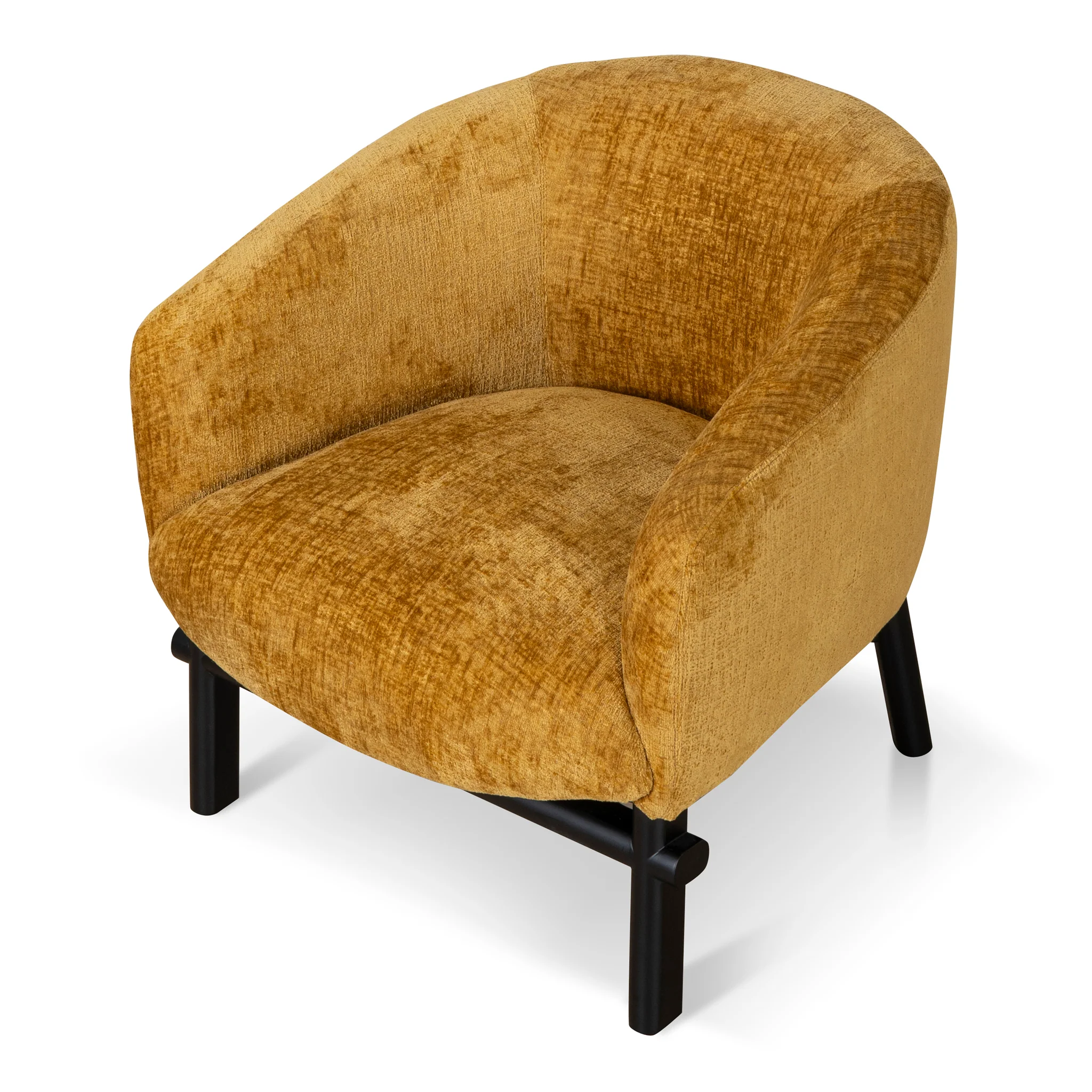 CLC10076-KJ Fabric Armchair - Ochre - Image 7