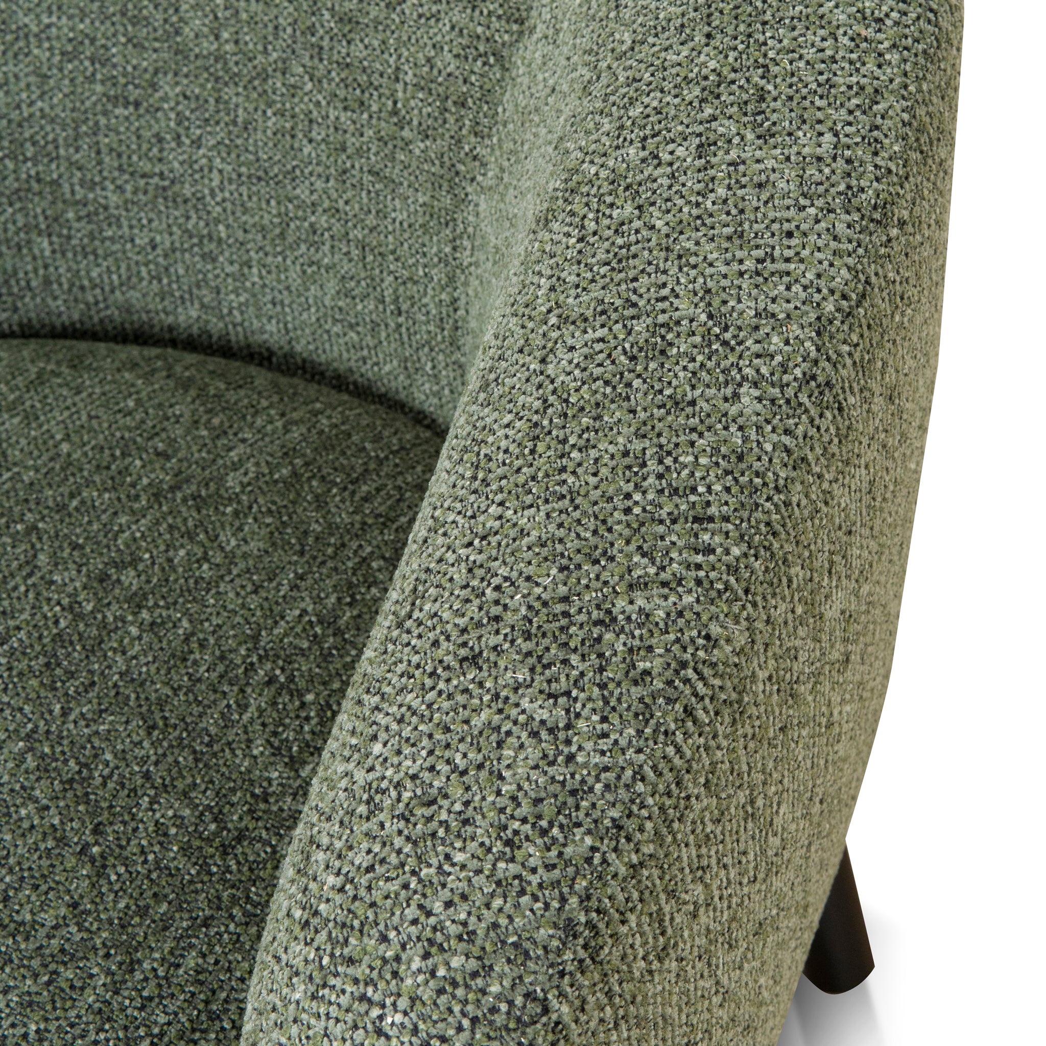 CLC10077-KJ Fabric Armchair - Coral Dark Green - Image 13