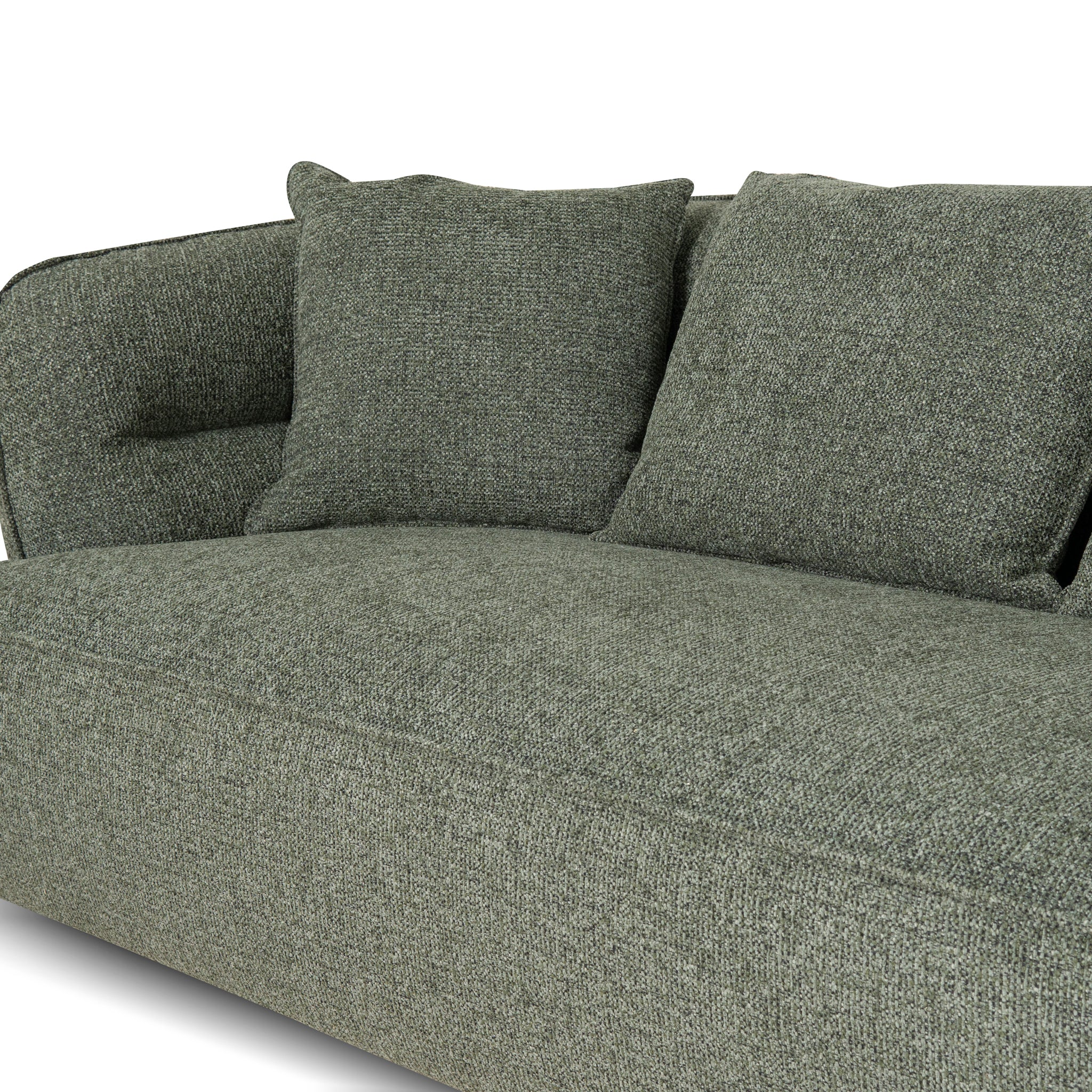 CLC10083-KJ Right Chaise Sofa - Coral Dark Green - Image 13