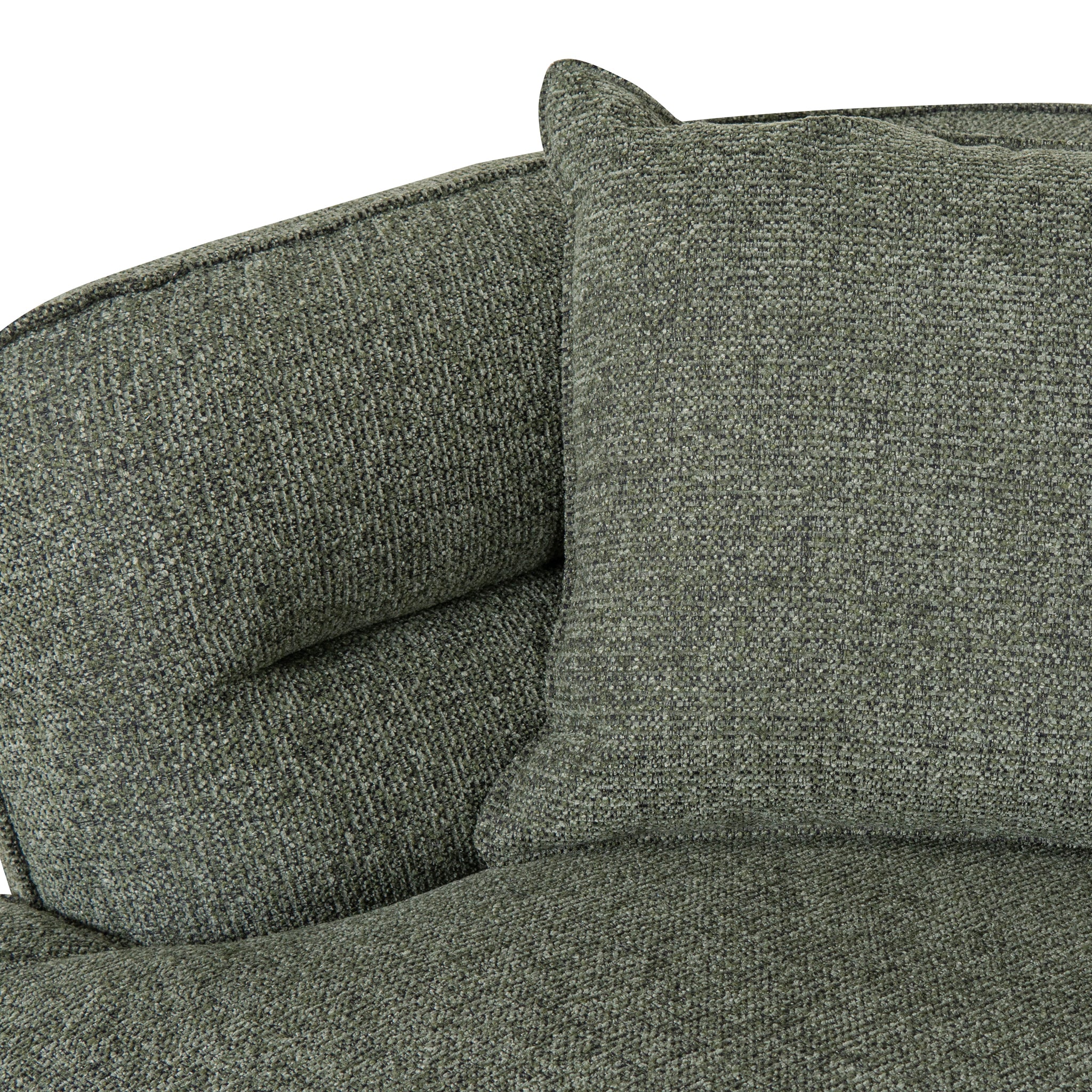 CLC10083-KJ Right Chaise Sofa - Coral Dark Green - Image 16
