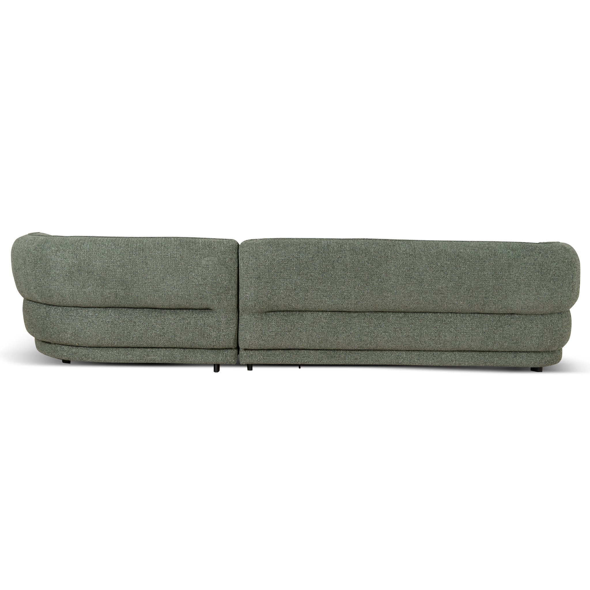 CLC10083-KJ Right Chaise Sofa - Coral Dark Green - Image 6