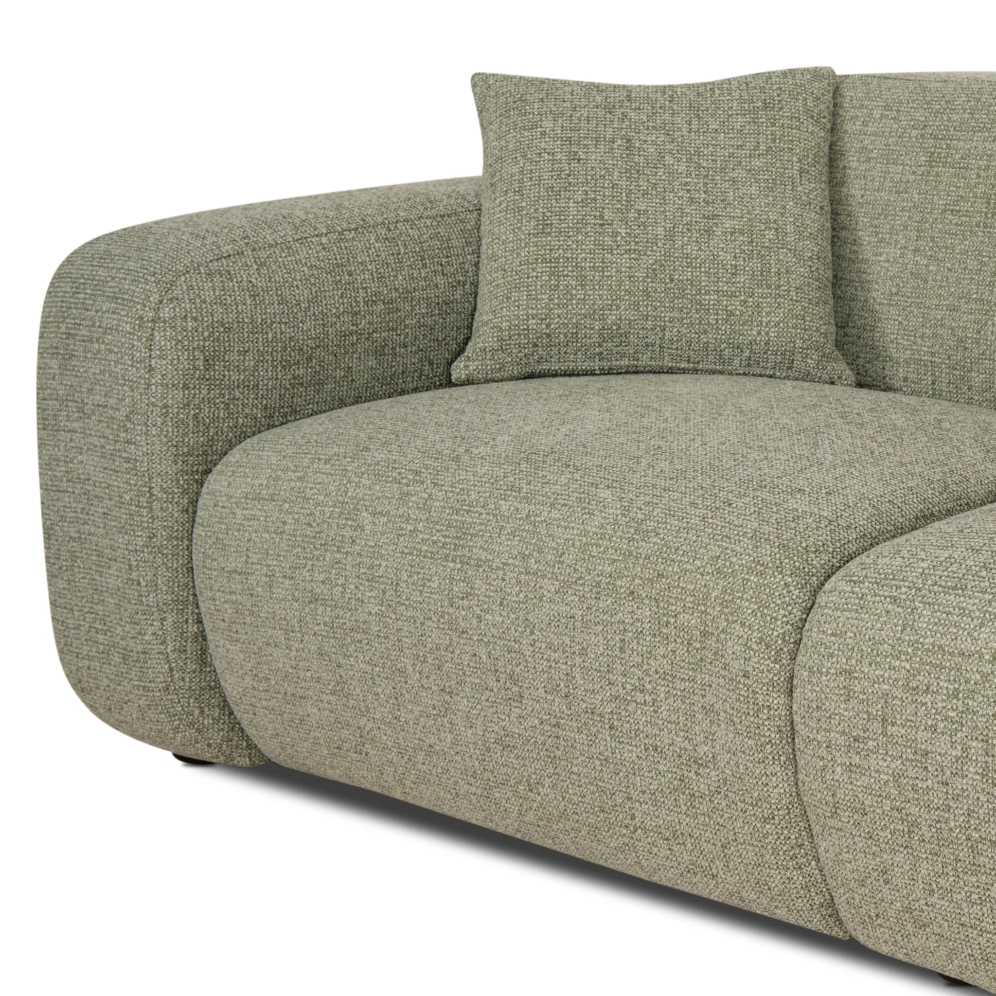 CLC10088-OLS 4 Seater Sofa - Coral Light Green - Image 12