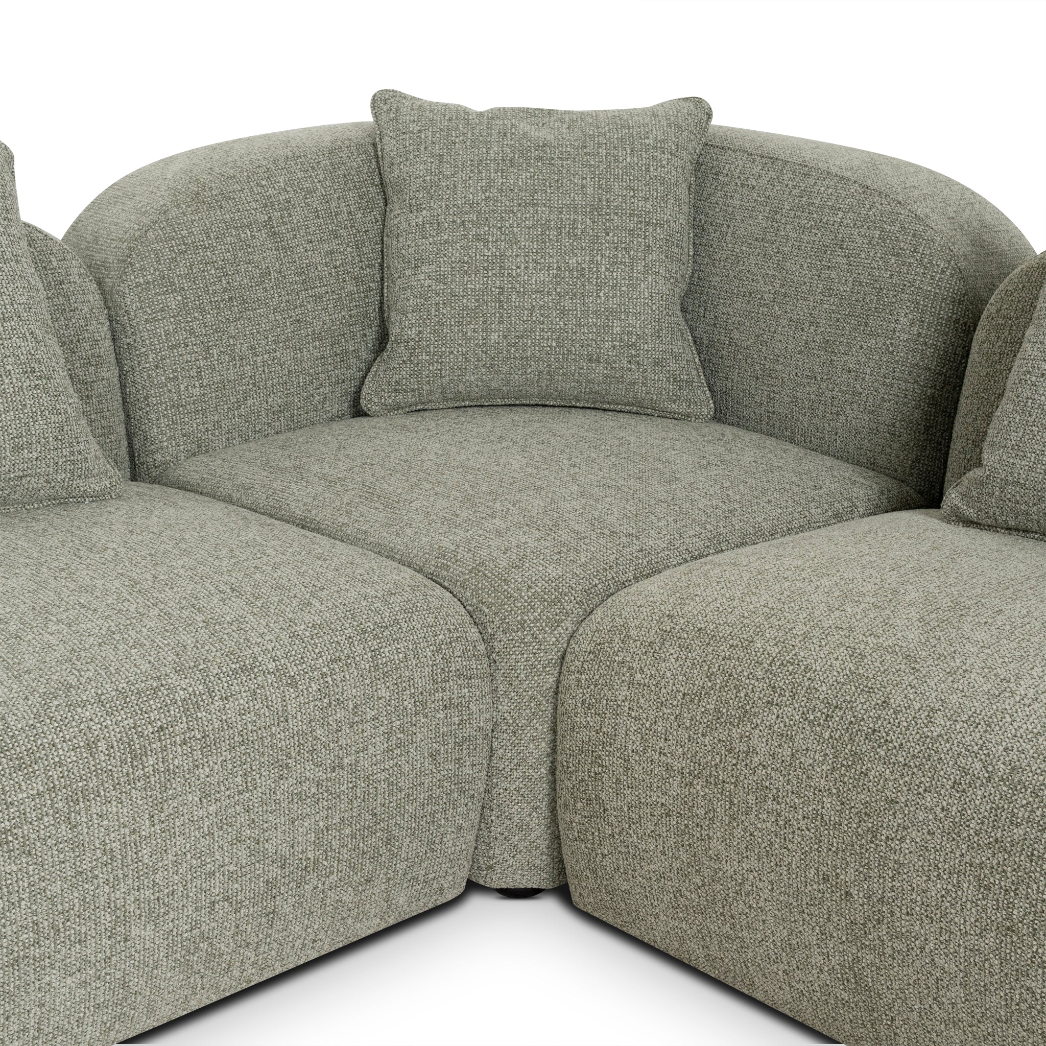 CLC10088-OLS 4 Seater Sofa - Coral Light Green - Image 22