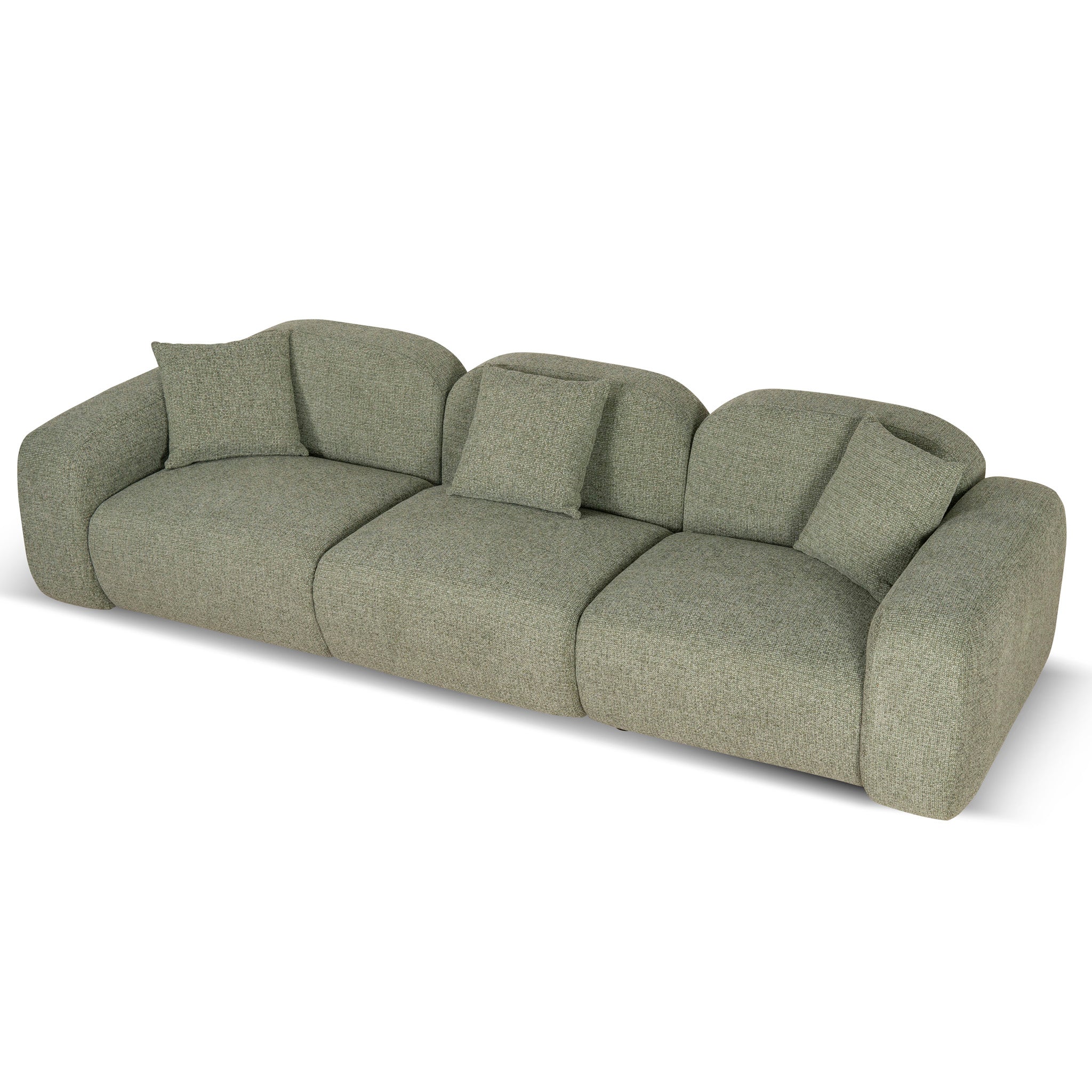 CLC10088-OLS 4 Seater Sofa - Coral Light Green - Image 5