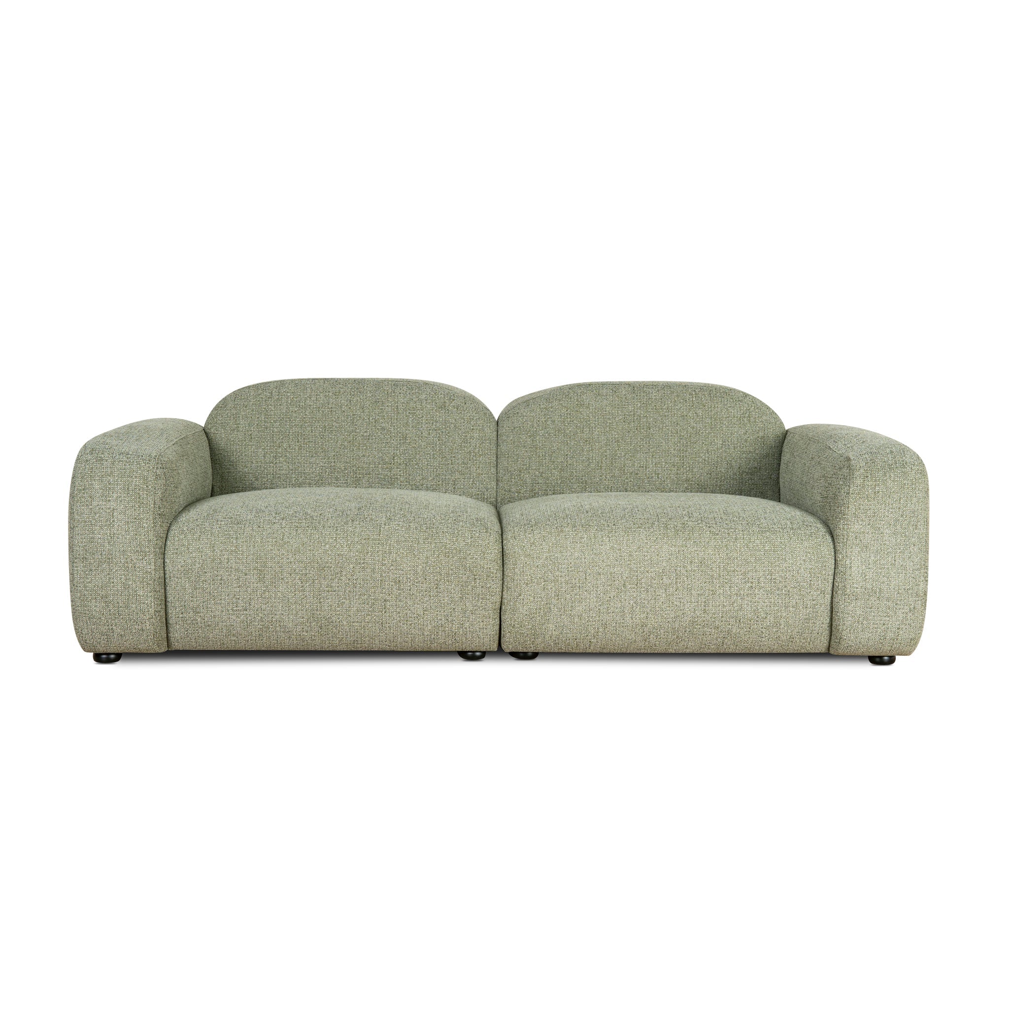 CLC10089-OLS 3 Seater Sofa - Coral Light Green - Image 4