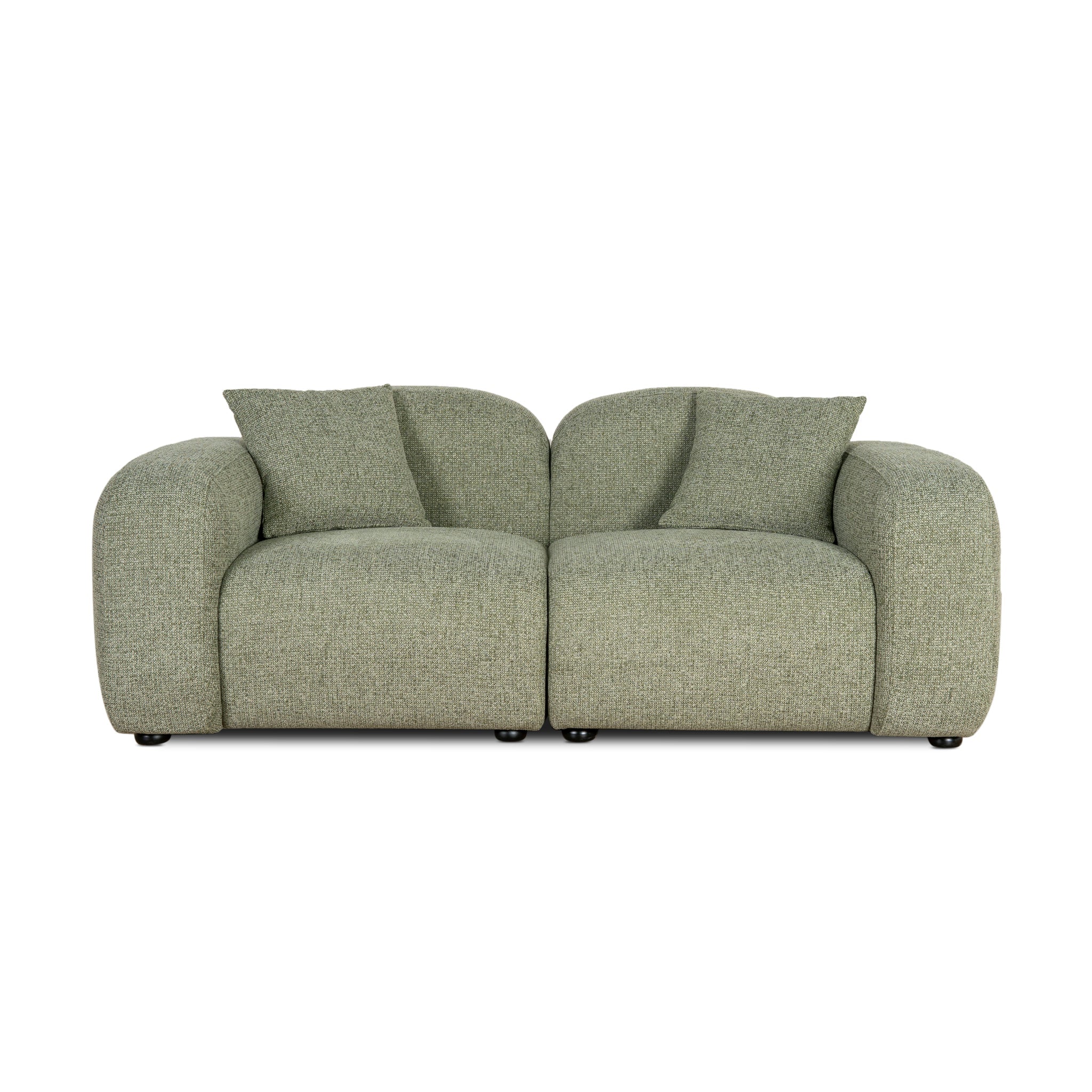 CLC10090-OLS 2 Seater Sofa - Coral Light Green - Image 3