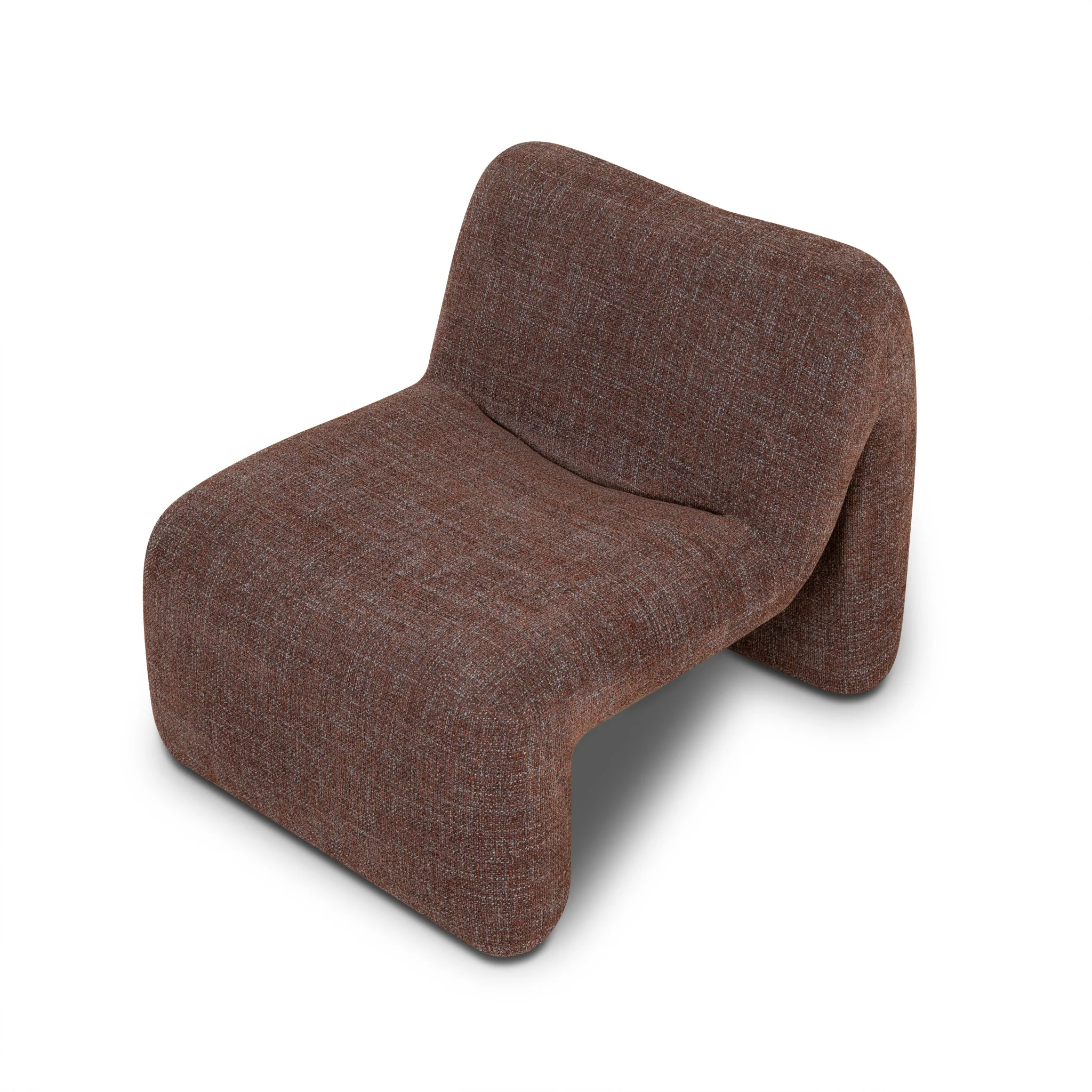 CLC10103-CA Fabric Lounge Chair - Moss Brown - Image 6