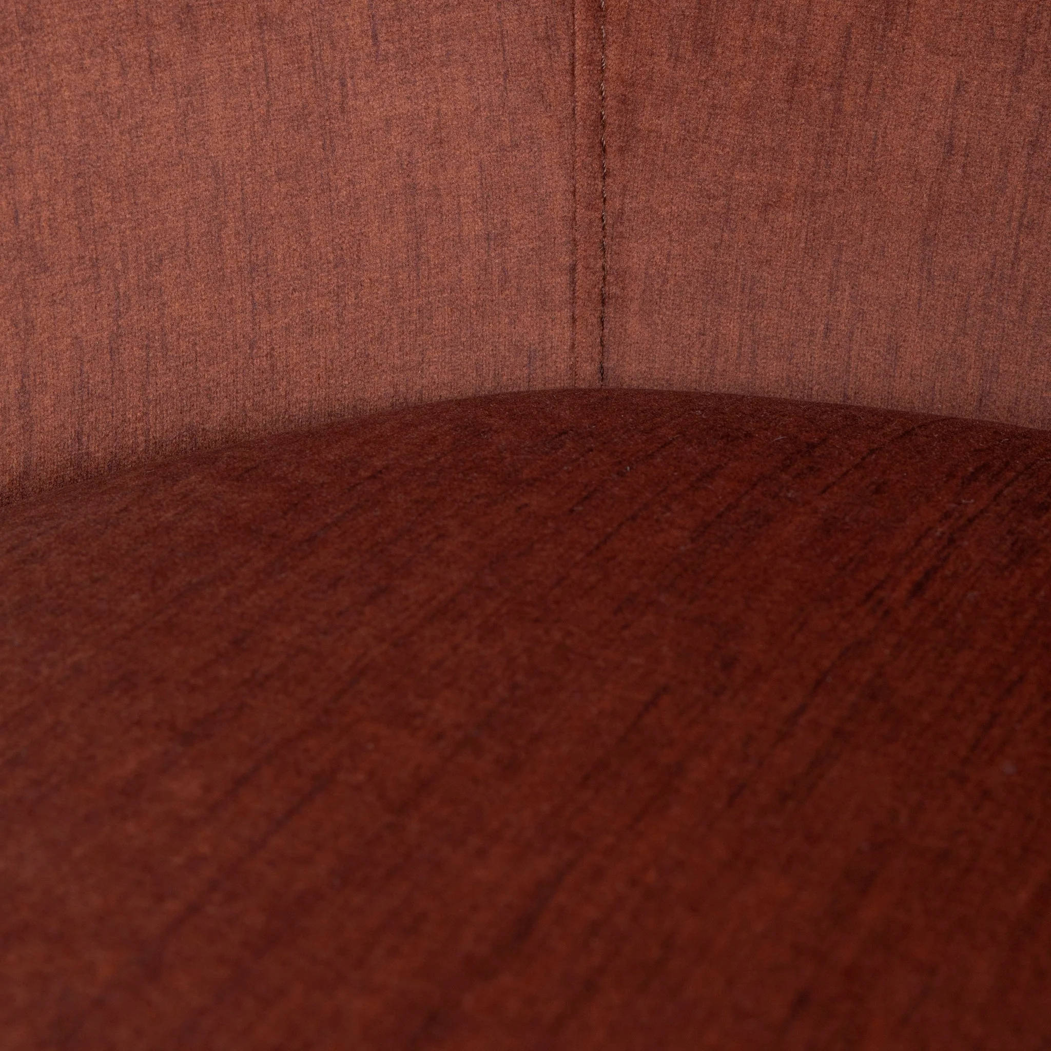 CLC10158-CA Fabric Swivel Armchair - Soft Rust - Image 11