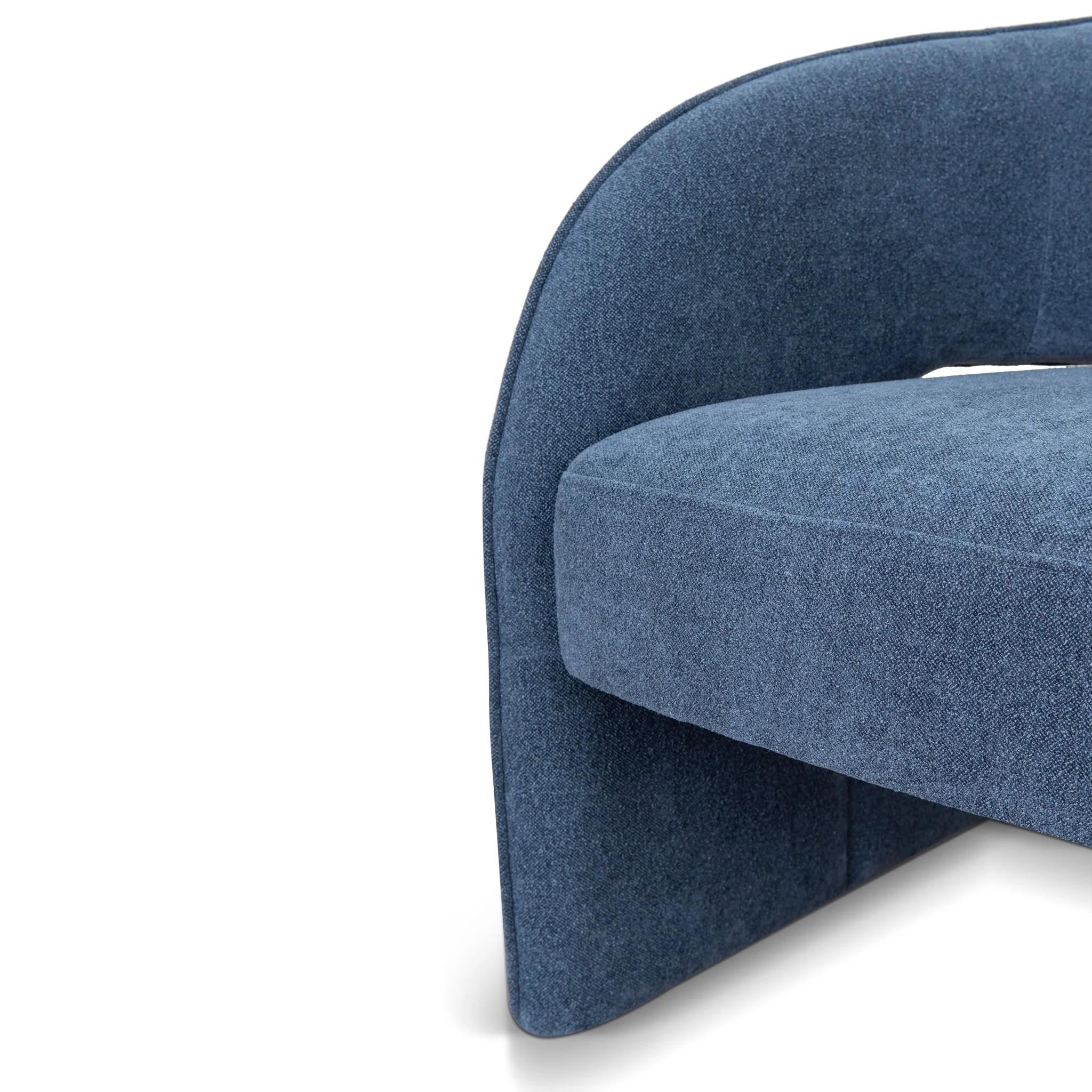 CLC10104-KSO Fabric Armchair - Navy Blue - Image 9