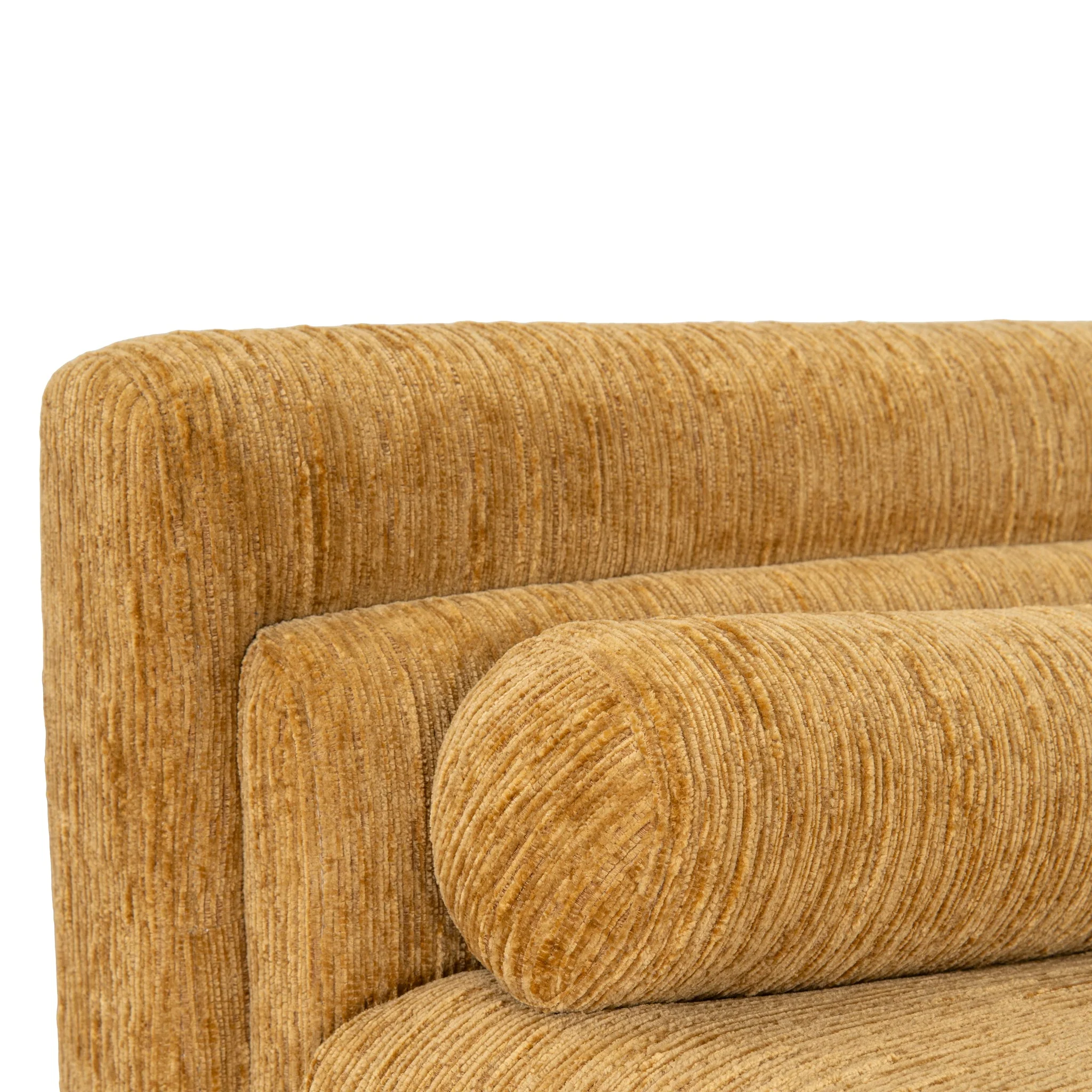 CLC10107-KSO 2 Seater Fabric Sofa - Yellow Sand - Image 11