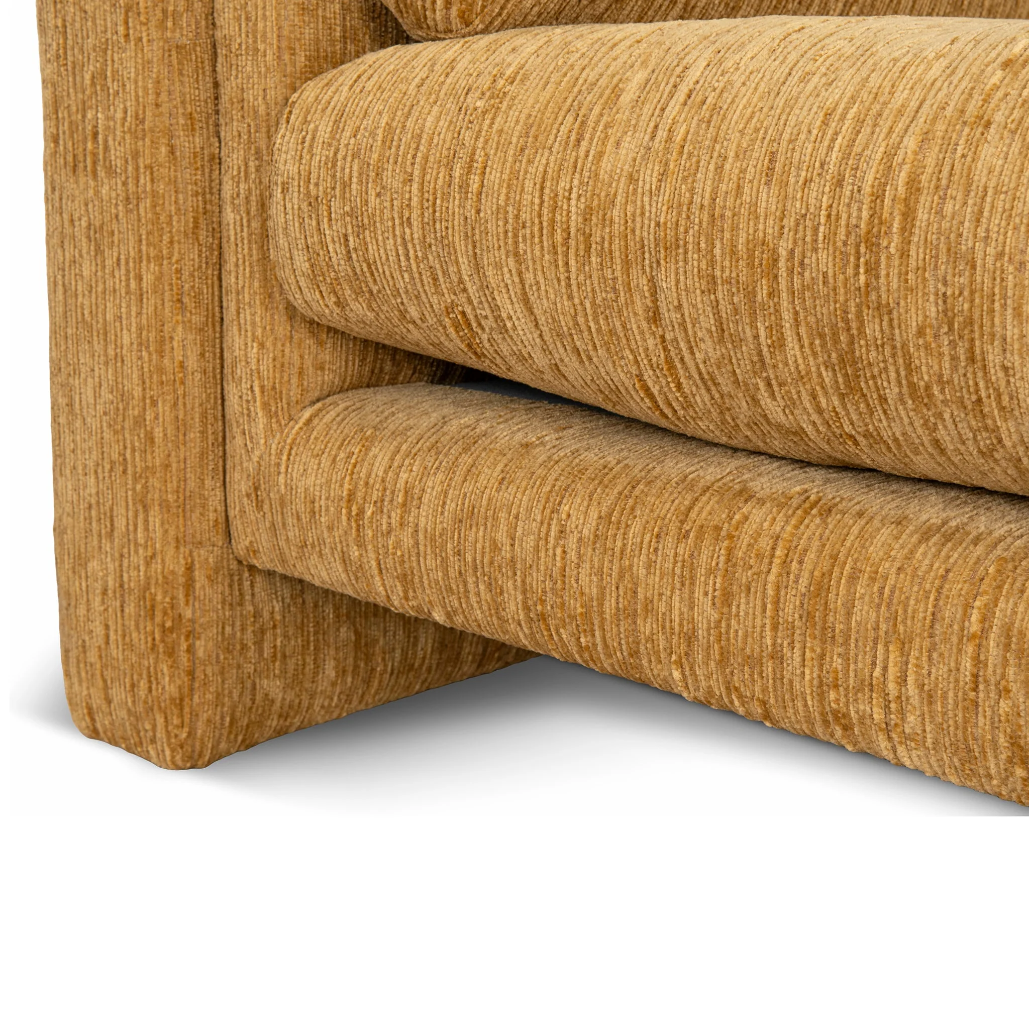 CLC10107-KSO 2 Seater Fabric Sofa - Yellow Sand - Image 9