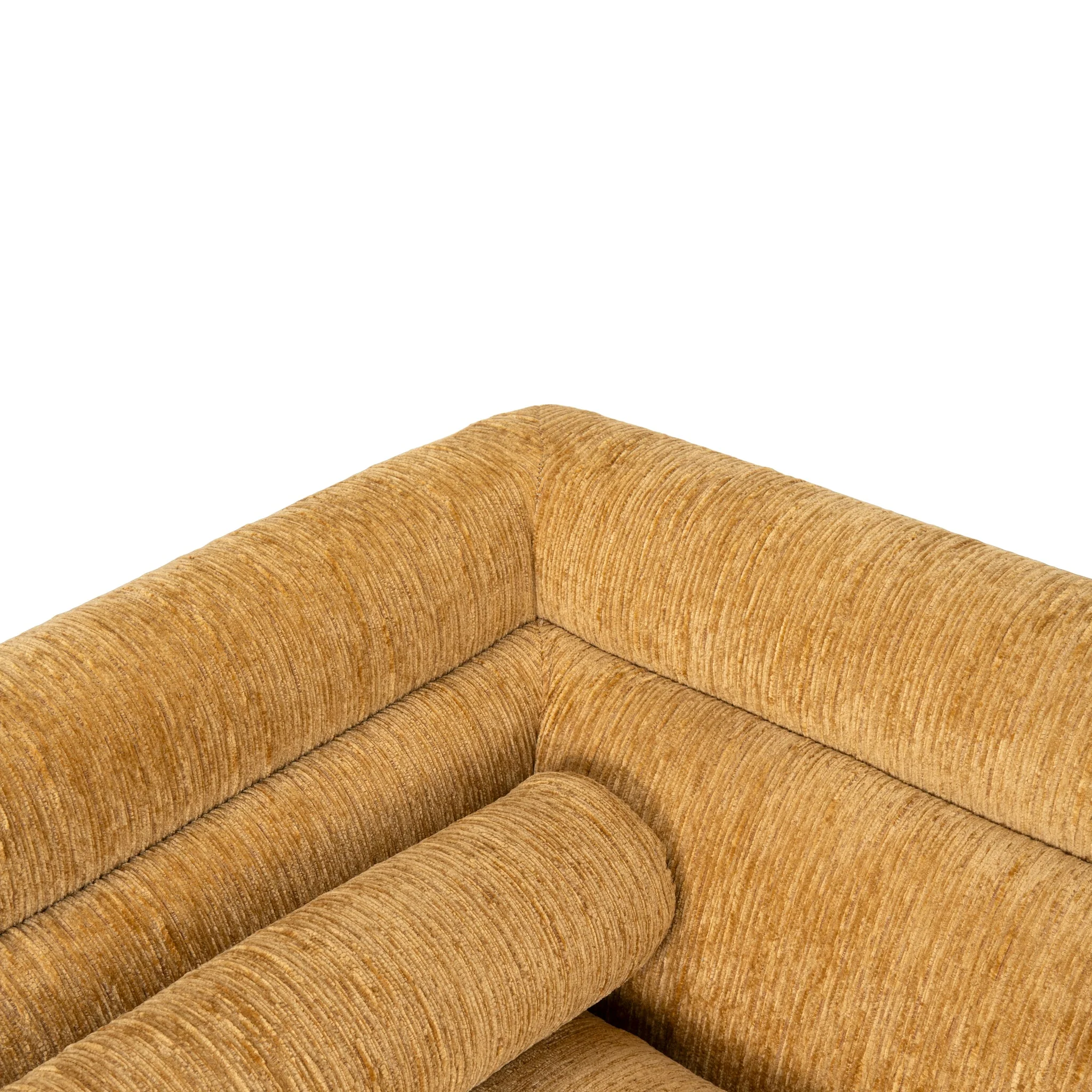 CLC10108-KSO 3 Seater Fabric Sofa - Yellow Sand - Image 7