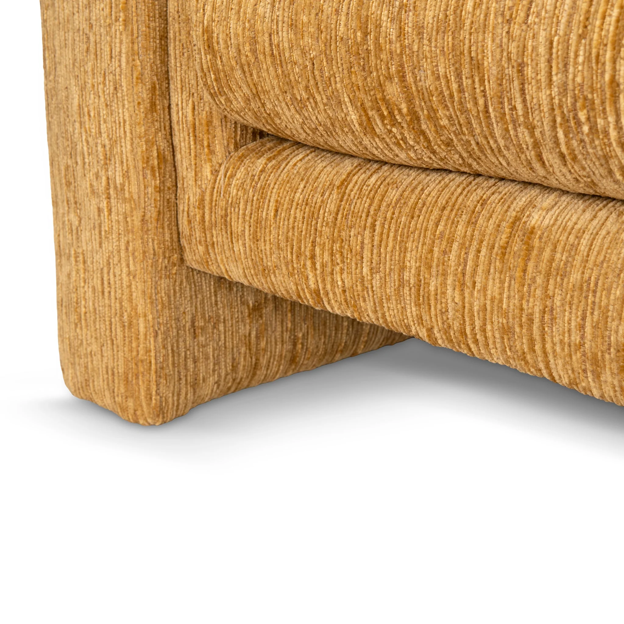 CLC10108-KSO 3 Seater Fabric Sofa - Yellow Sand - Image 8
