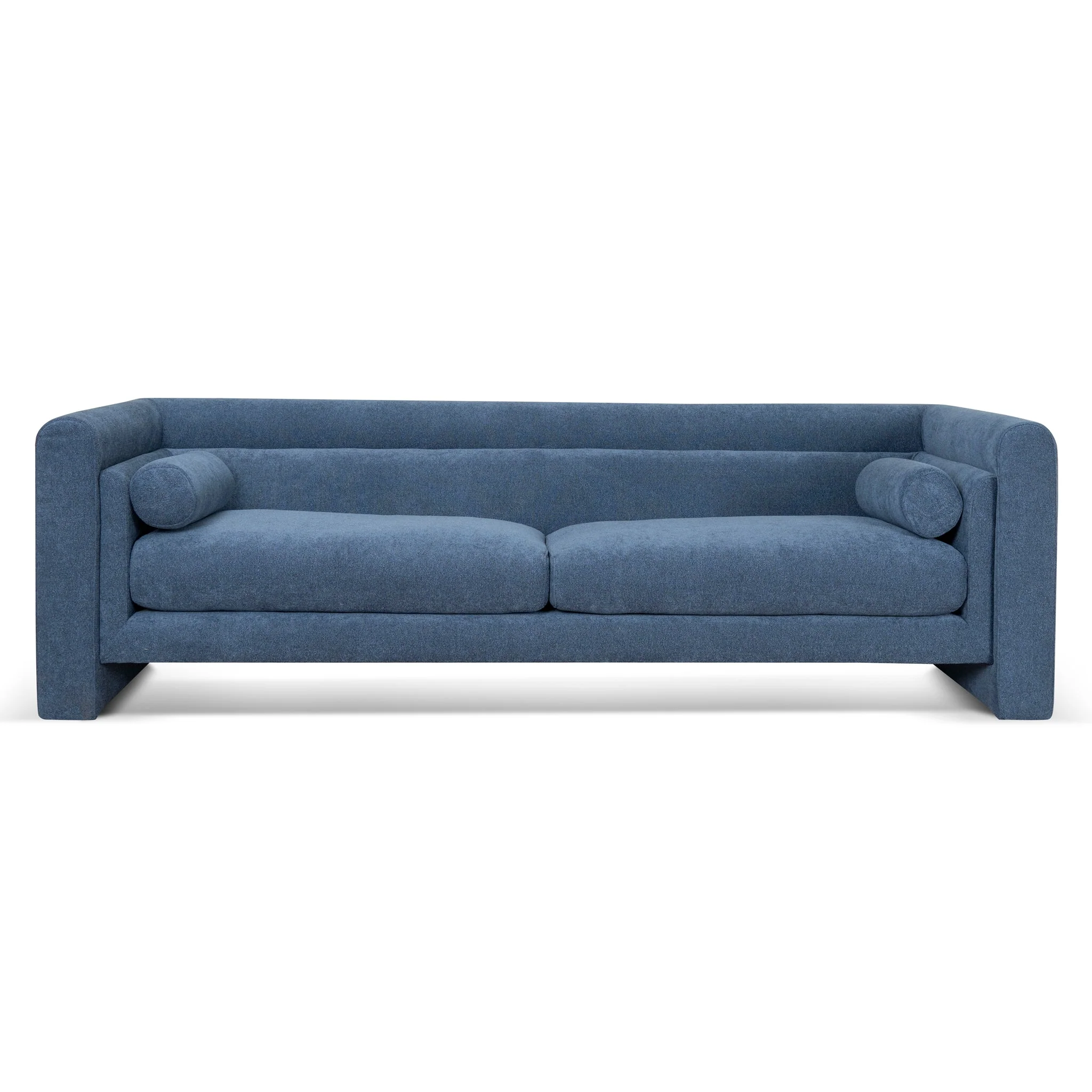 CLC10111-KSO 3 Seater Fabric Sofa - Navy Blue - Image 2