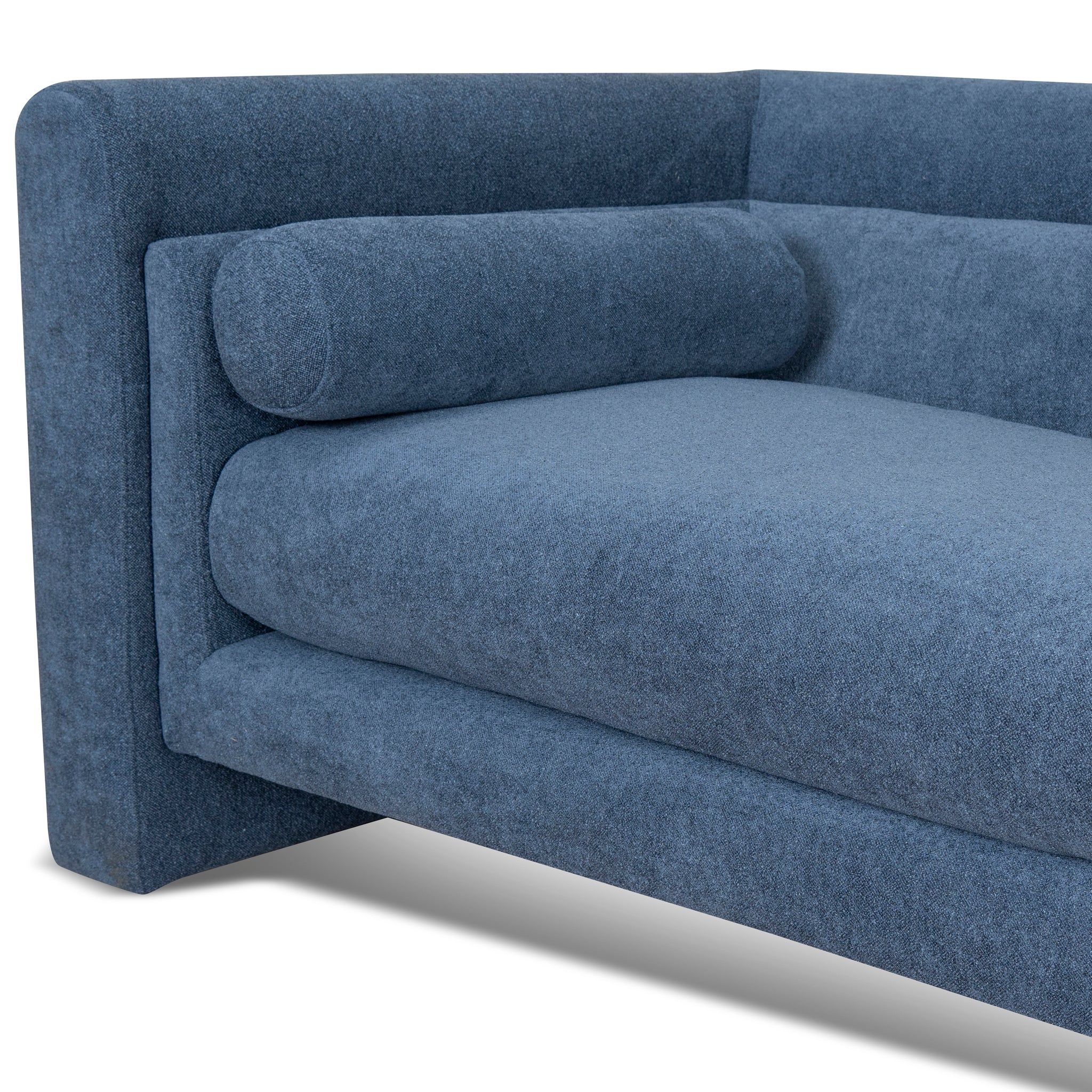 CLC10111-KSO 3 Seater Fabric Sofa - Navy Blue - Image 7
