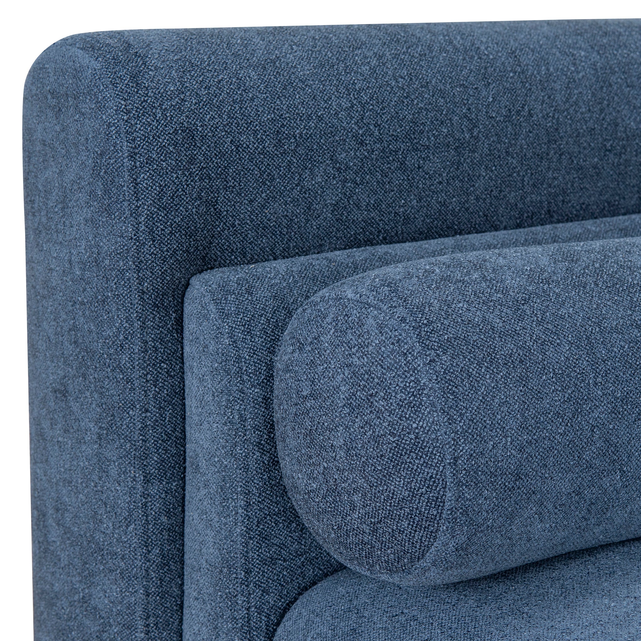 CLC10111-KSO 3 Seater Fabric Sofa - Navy Blue - Image 9