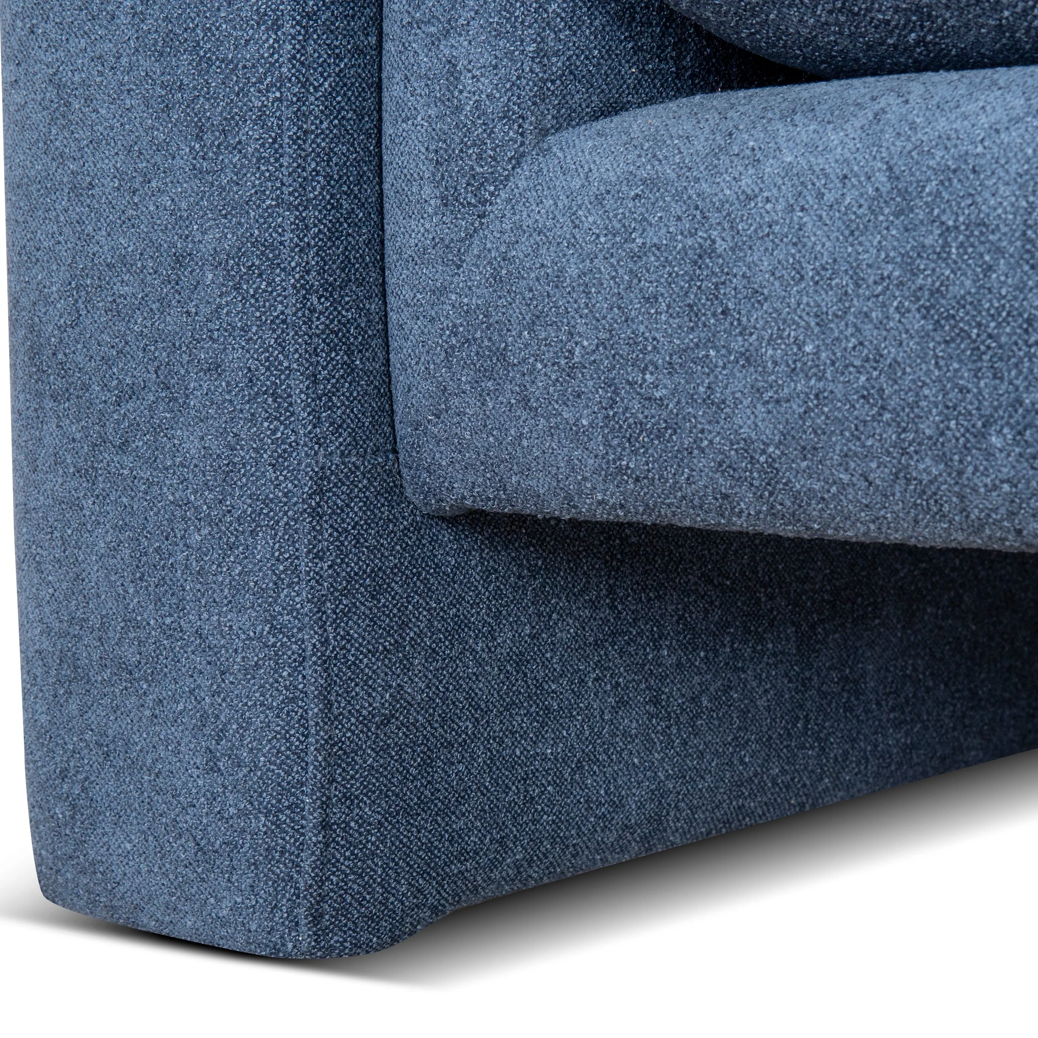 CLC10110-KSO 2 Seater Fabric Sofa - Navy Blue - Image 10