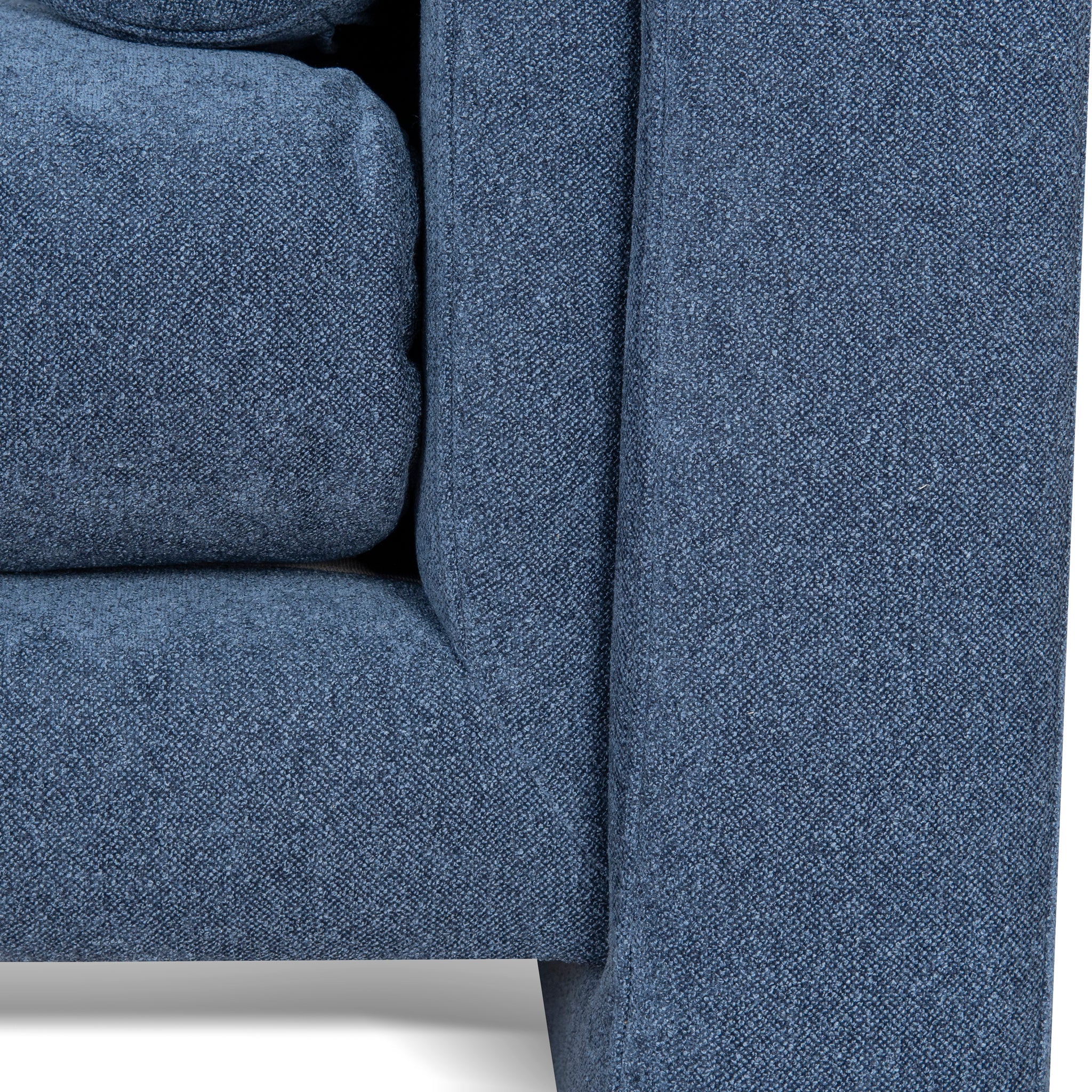 CLC10110-KSO 2 Seater Fabric Sofa - Navy Blue - Image 6