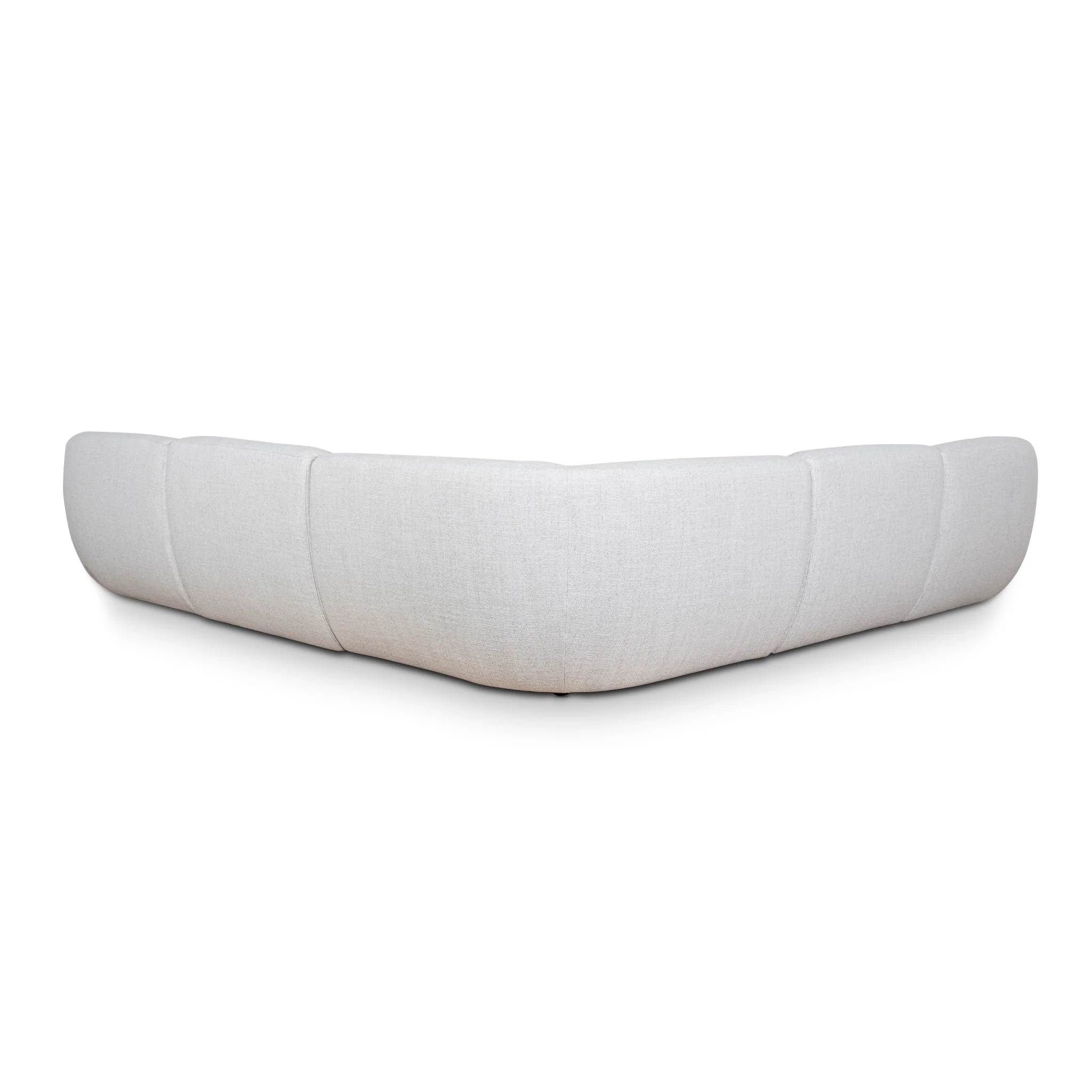 CLC10112-KSO Corner Fabric Sofa - Silver Grey - Image 5