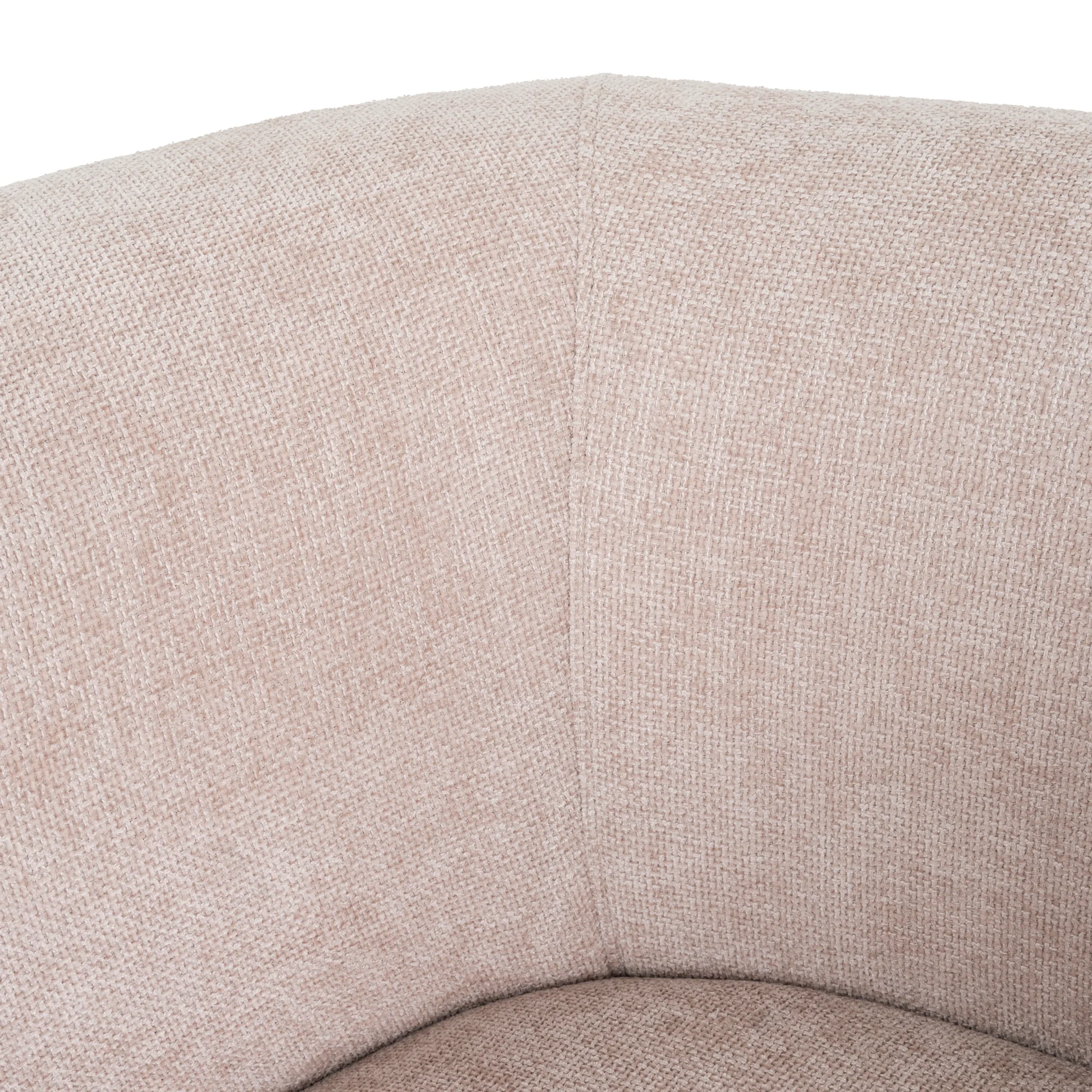 CLC10121-NI Walnut Armchair - Blush Linen - Image 11