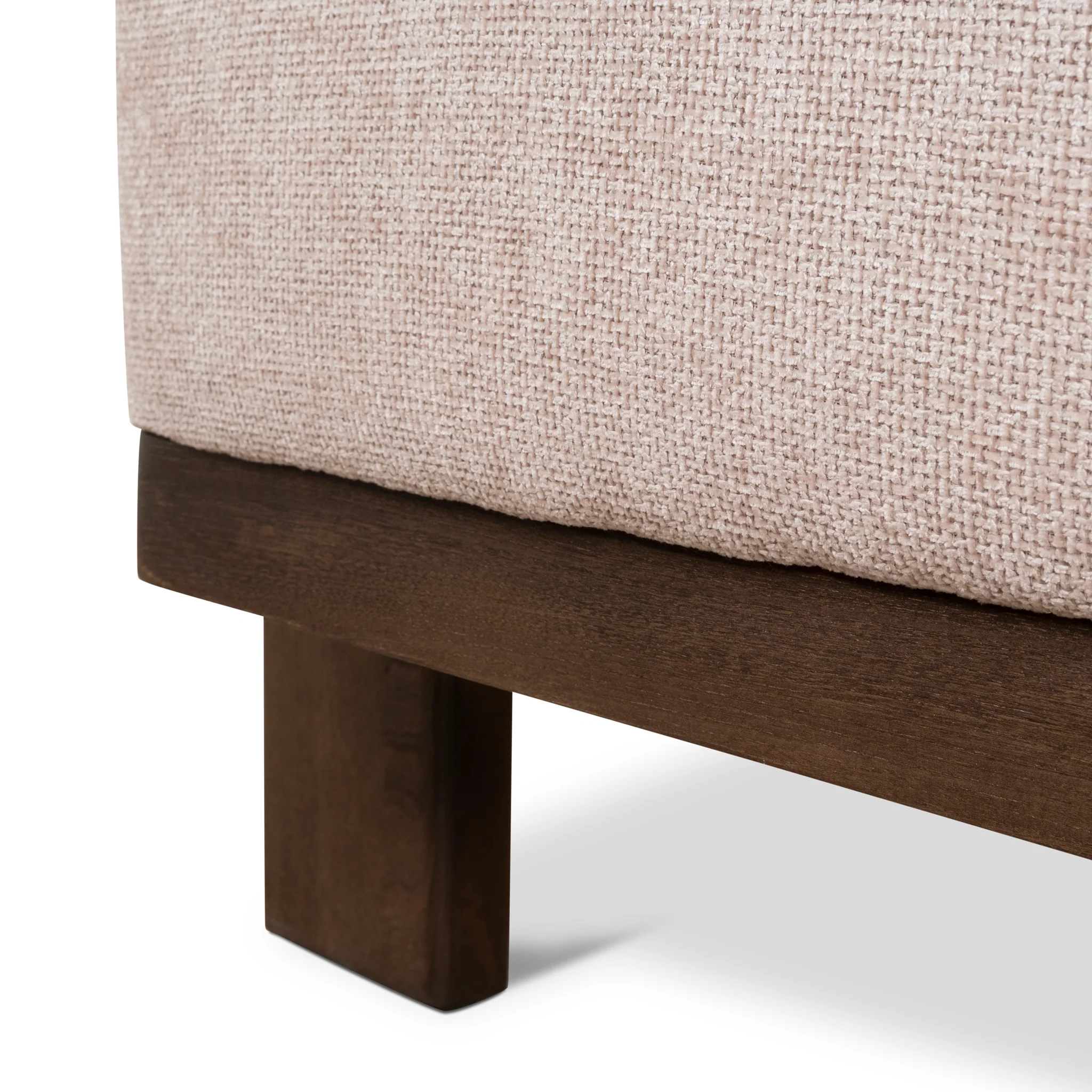 CLC10121-NI Walnut Armchair - Blush Linen - Image 13